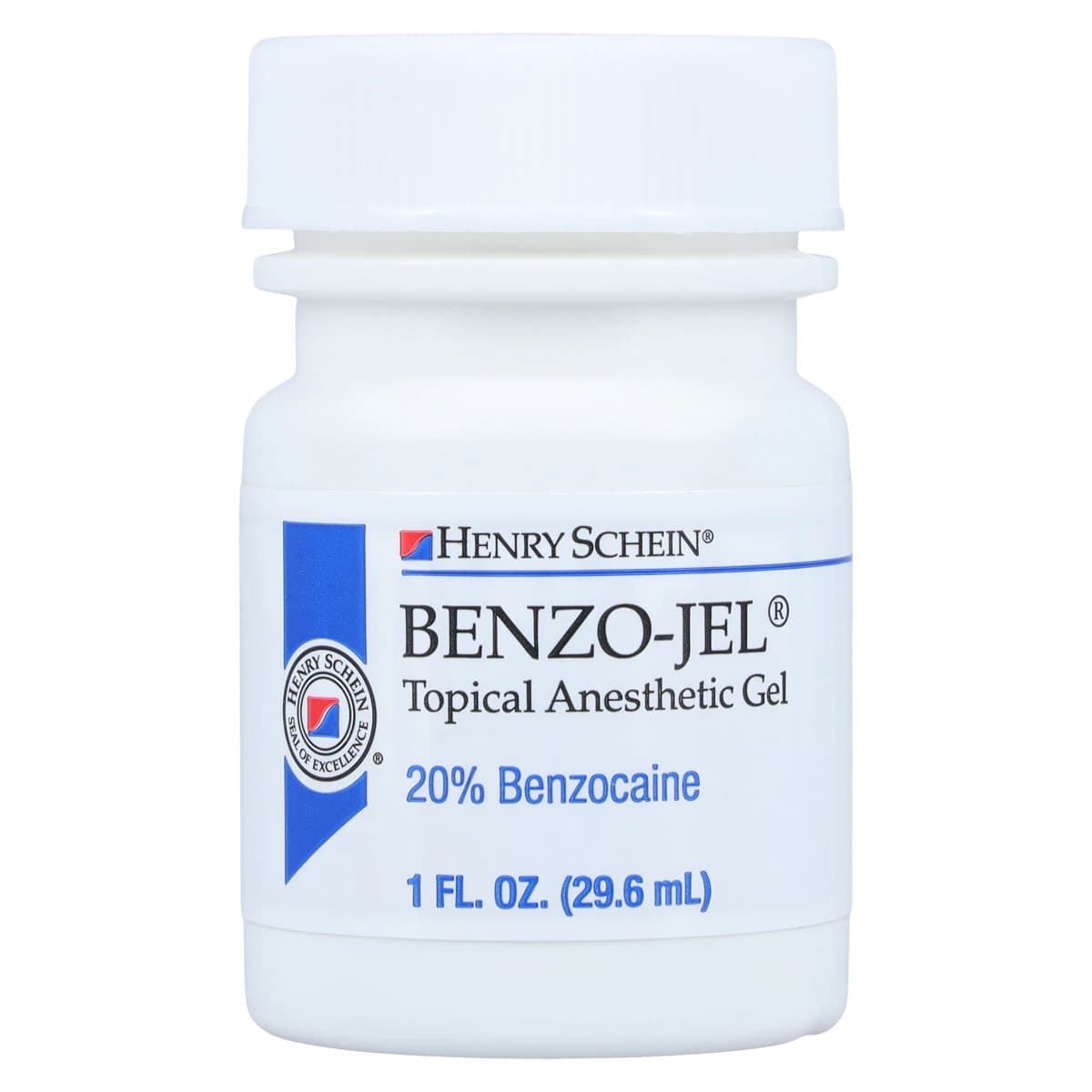 Benzo-Jel Topical Anesthetic Gel, 20% Benzocaine, Grape Flavor, 1 oz Jar - Benzo-Jel Topical Anesthetic Gel - Image 1