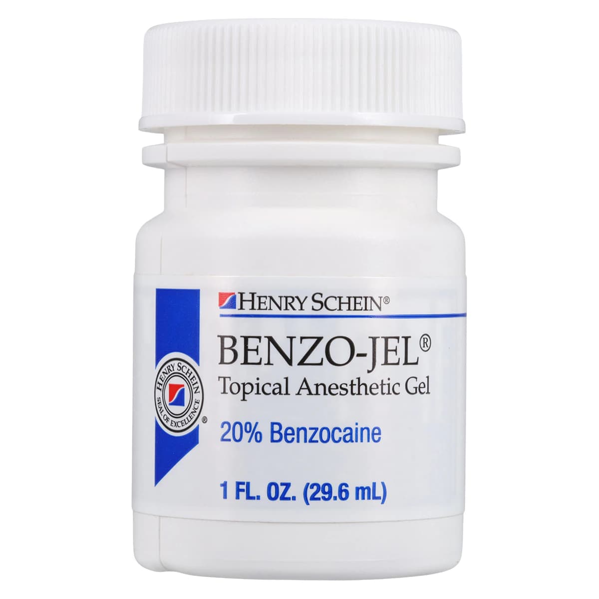 Benzo-Jel Topical Anesthetic Gel, 20% Benzocaine, Cherry Flavor, 1 oz Jar - Benzo-Jel Topical Anesthetic Gel - Image 1