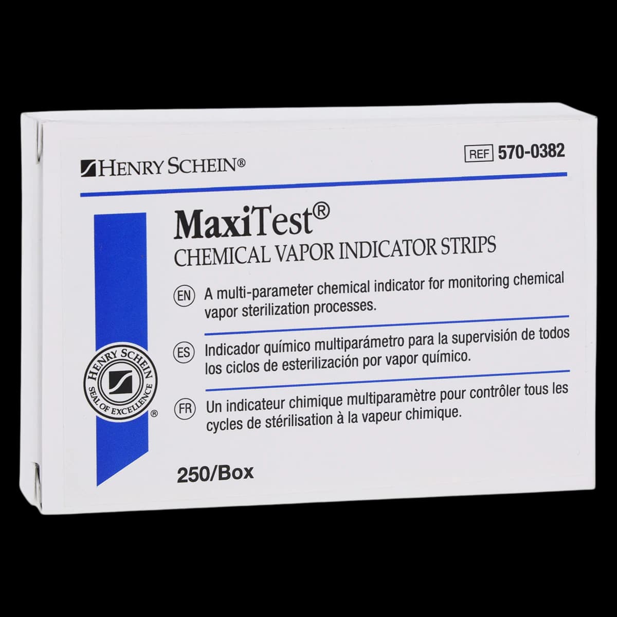 Chemical Vapor Indicator Strip, 4 in x 0.75 in, 250/Box - Chemical Vapor Indicator Strip - Image 1