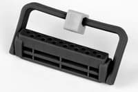 Plastic Bur Block, 14 Hole, Black, Autoclavable thumbnail 2