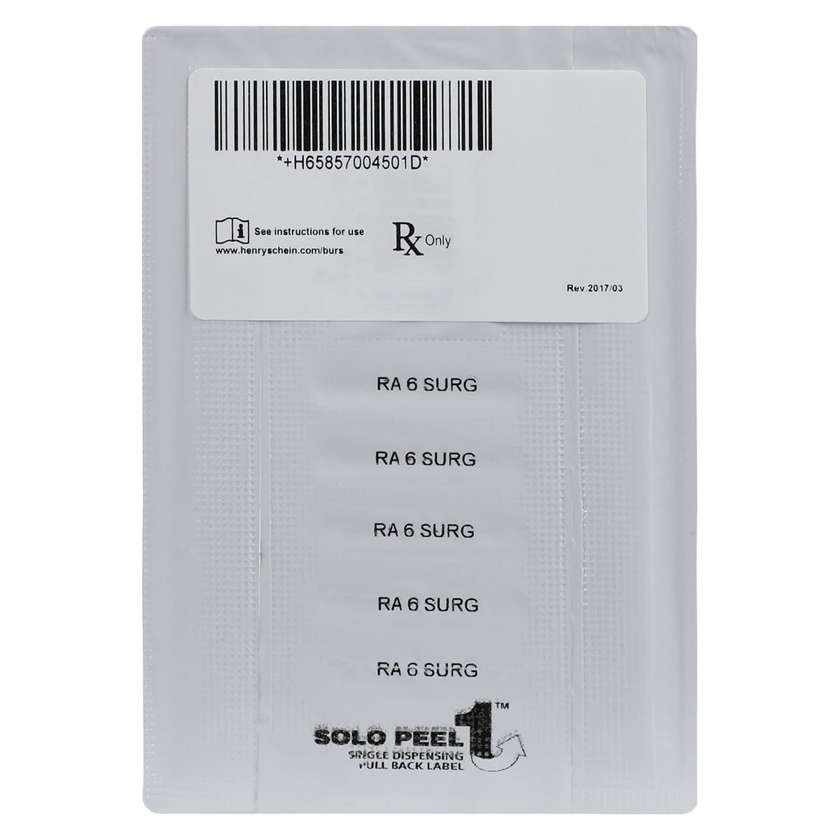 Carbide Surgical Bur RA 6, Round, Right Angle, 5/Pk thumbnail 4