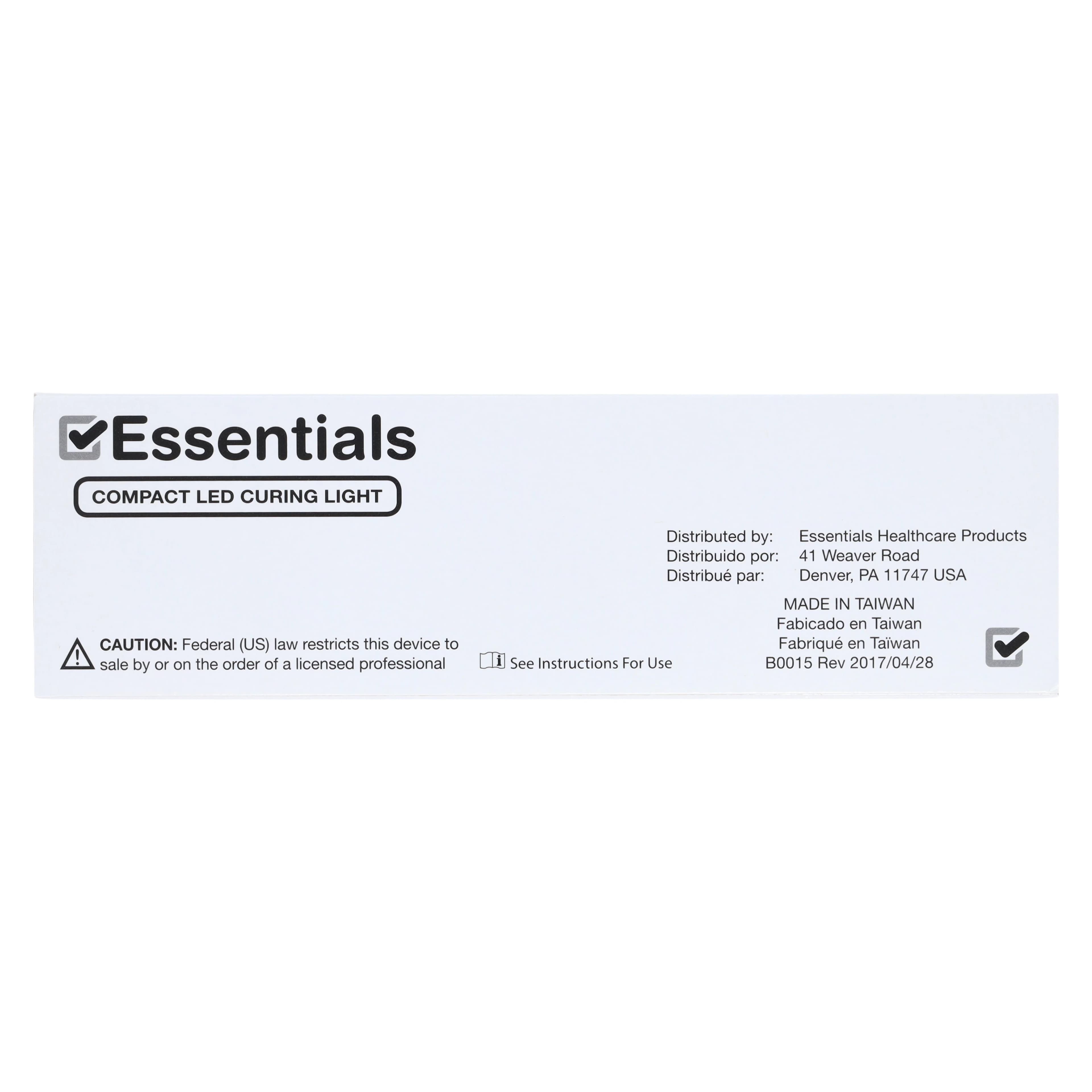 Essentials Compact LED Curing Light, Cordless, 1000 mW/cm² thumbnail 12