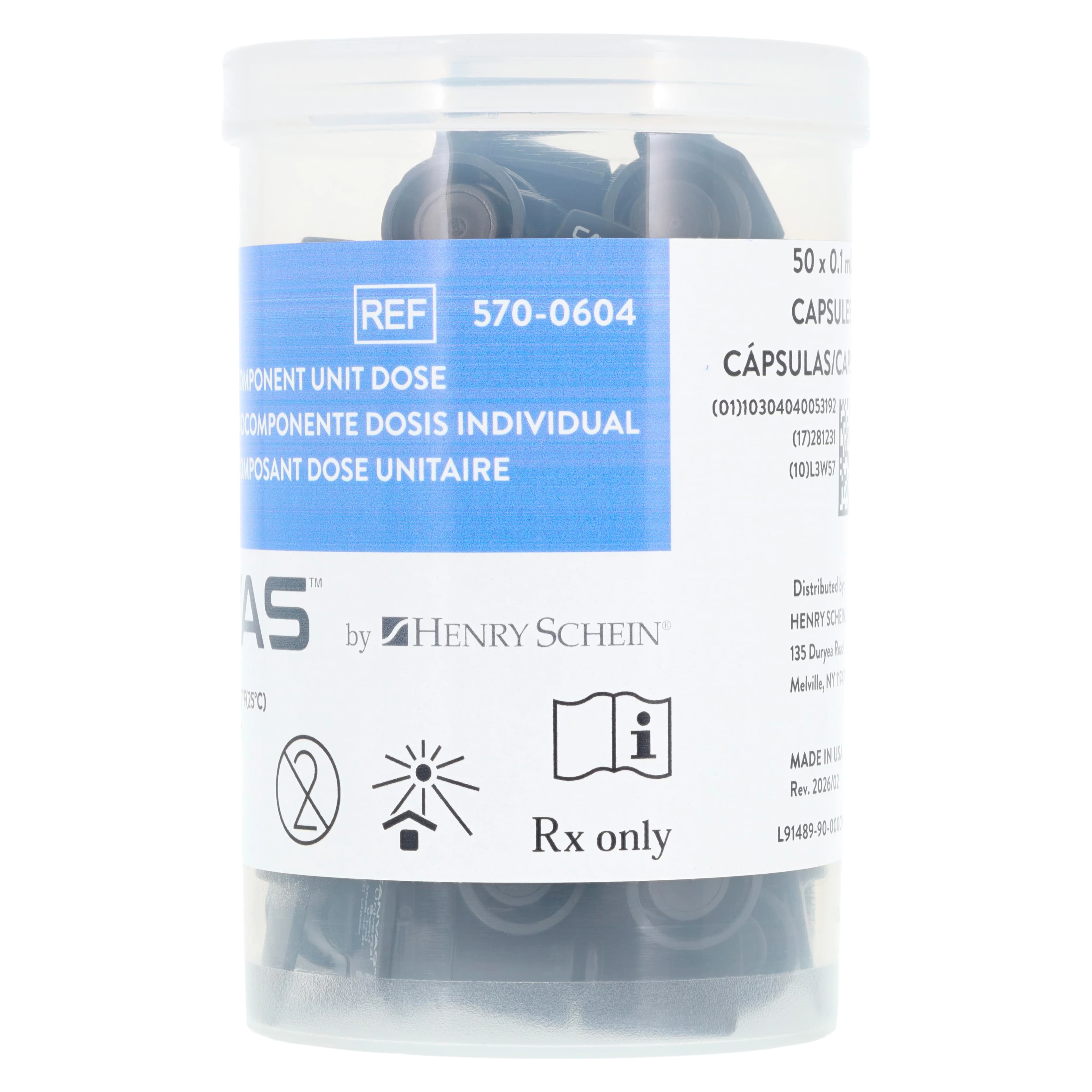 Natural Elegance Universal One Bond Universal Adhesive, Light/Dual/Self Cure, Unit Dose Refill, 50/Box thumbnail 4