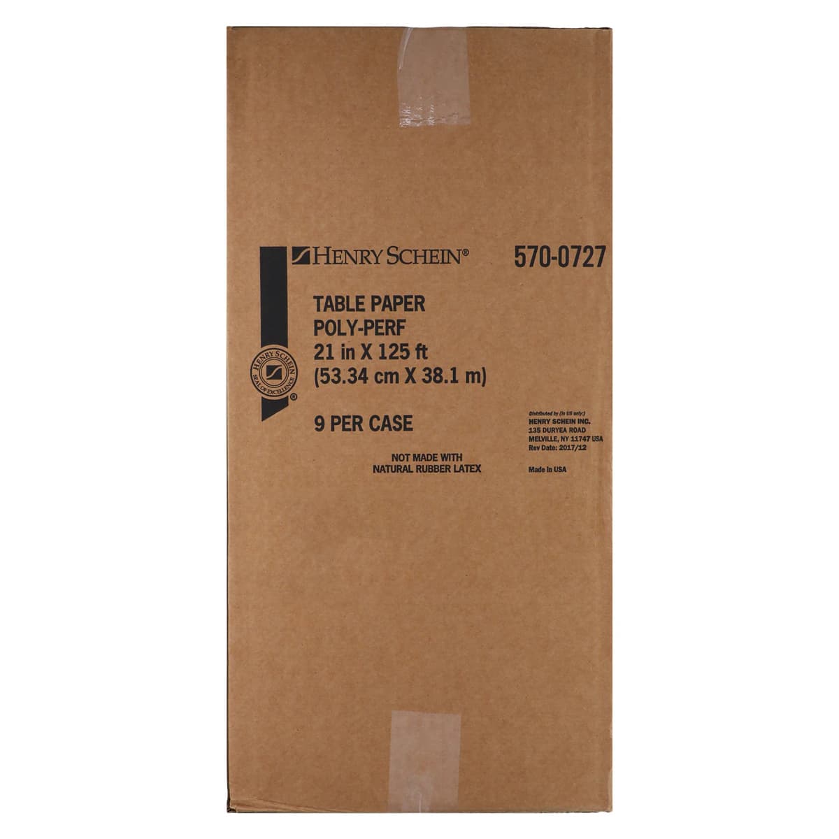Henry Schein Poly-Perf Table Paper, White, Non-Sterile, 21 in x 125 Feet, 9/Case thumbnail 3