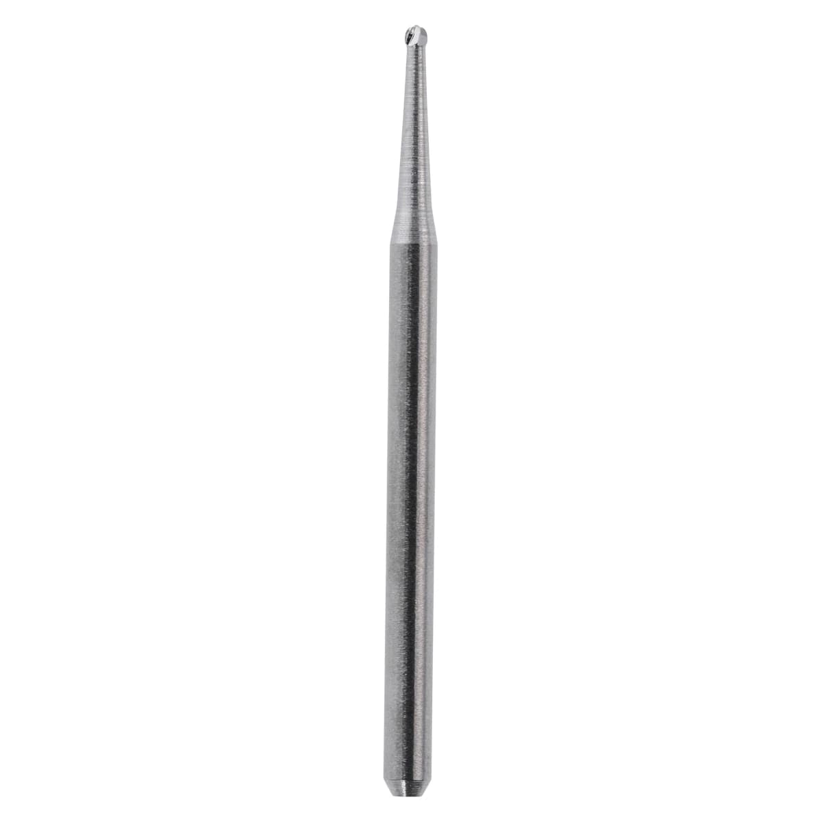 Henry Schein Carbide Surgical Bur, Friction Grip, Round, Size 1, Surgical Length, 5/Pkg - Surgical Bur FG 1 - Image 1