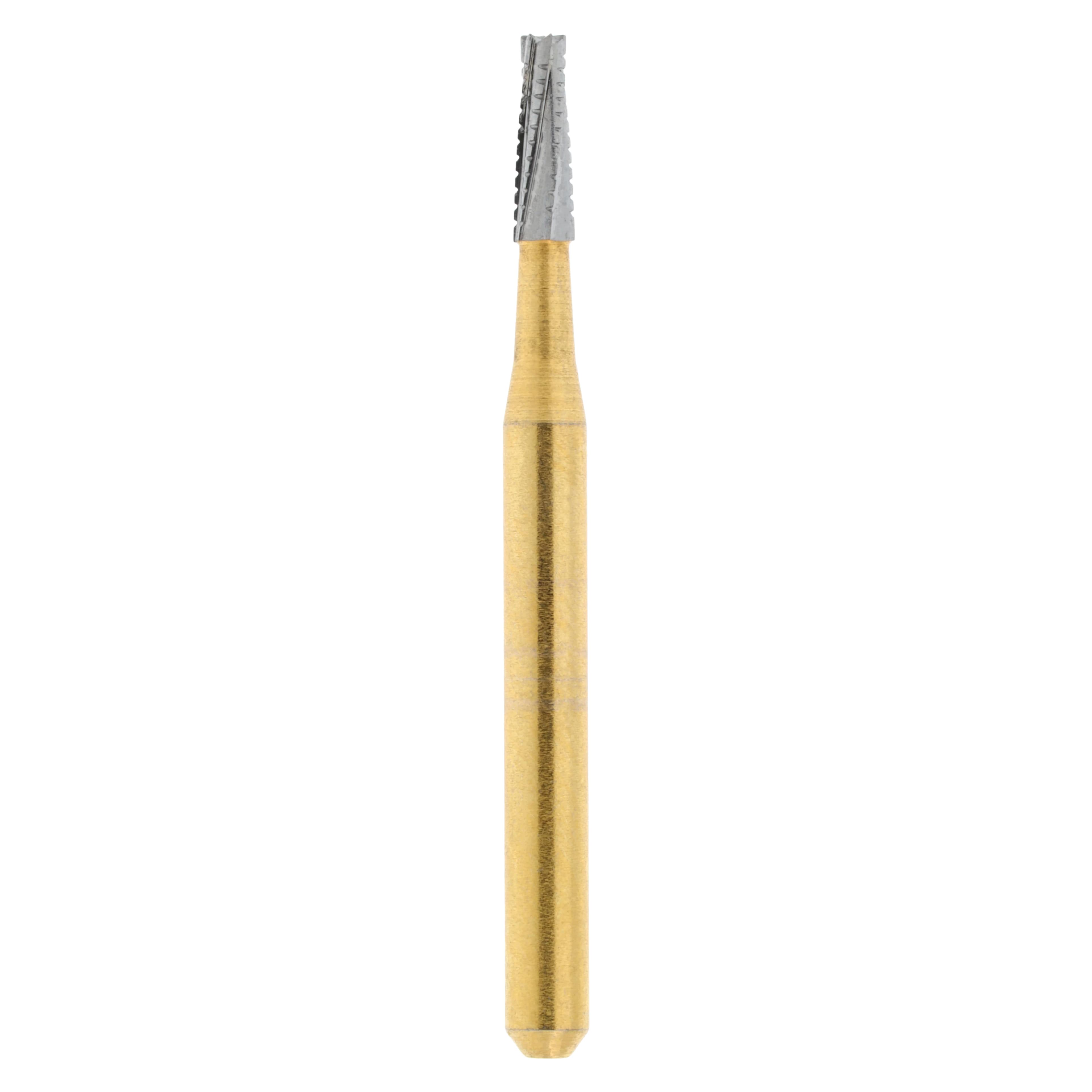 Henry Schein HSI Carbide Bur, Metal Cutter, Friction Grip, 701, 10/Pkg - Metal Cutting Turbo Carbide - Image 1