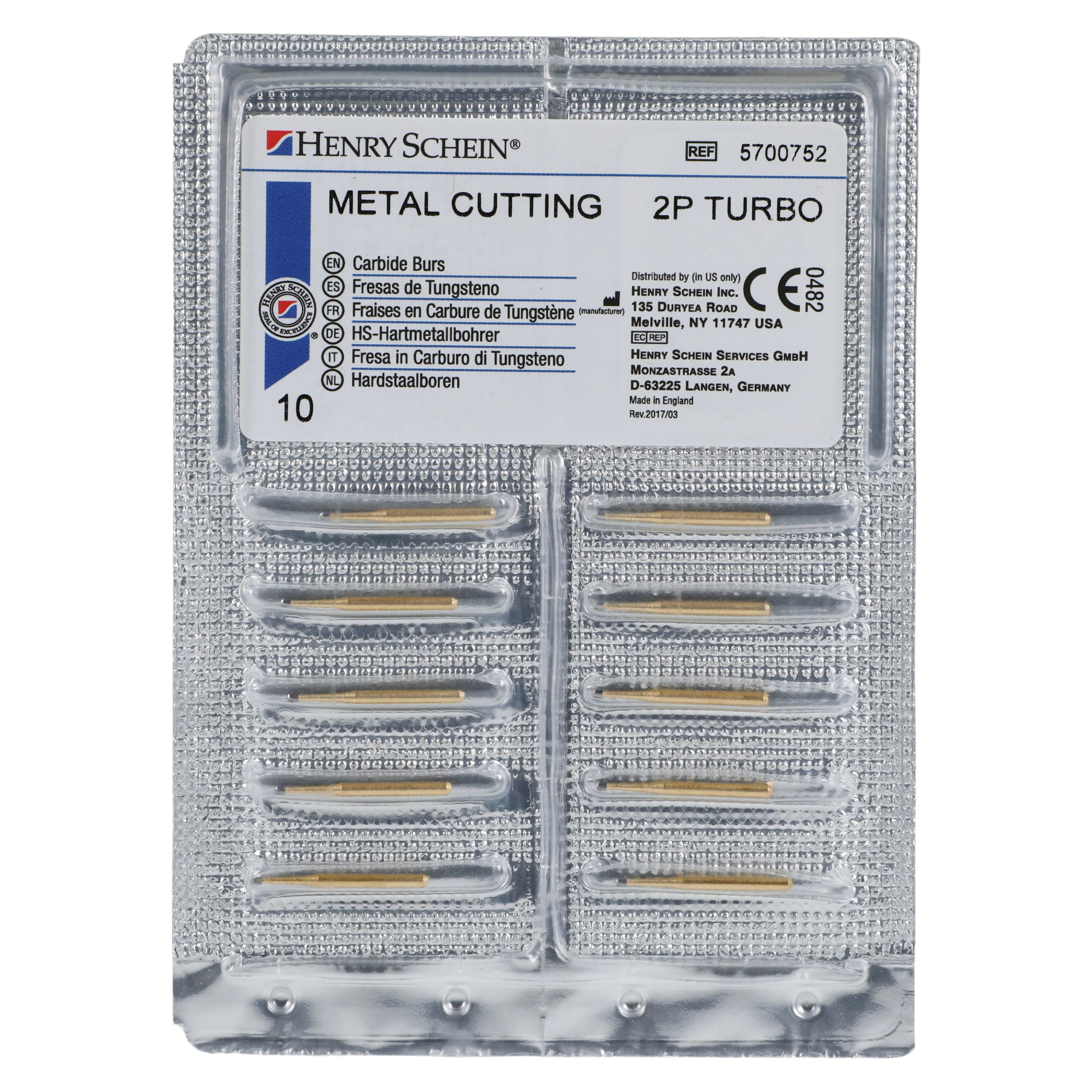 Henry Schein HSI Carbide Bur Metal Cutter, Friction Grip, 2P, 10/Pkg thumbnail 4