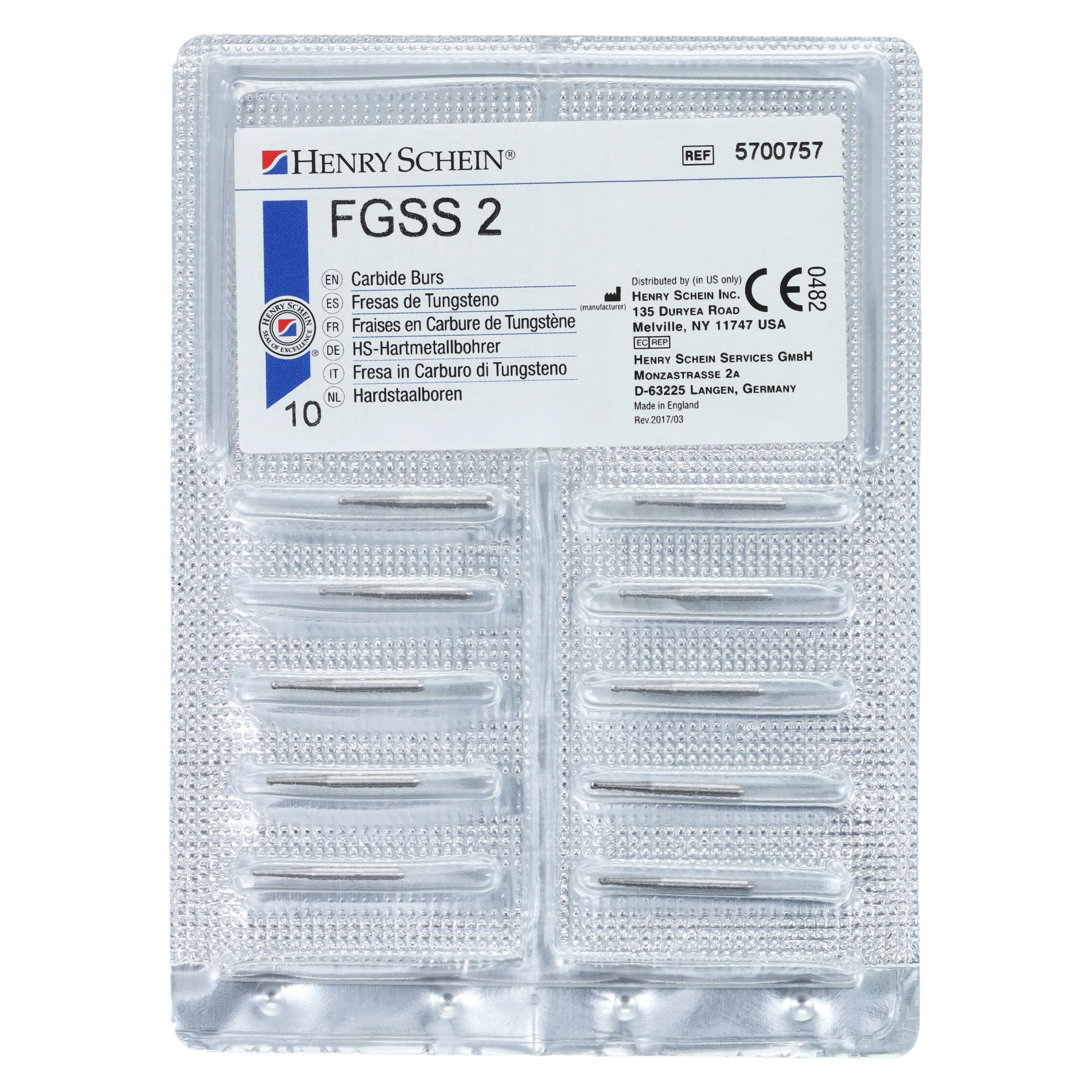 Carbide Bur FGSS 2, Operative Round Friction Grip, 10/Pk thumbnail 5