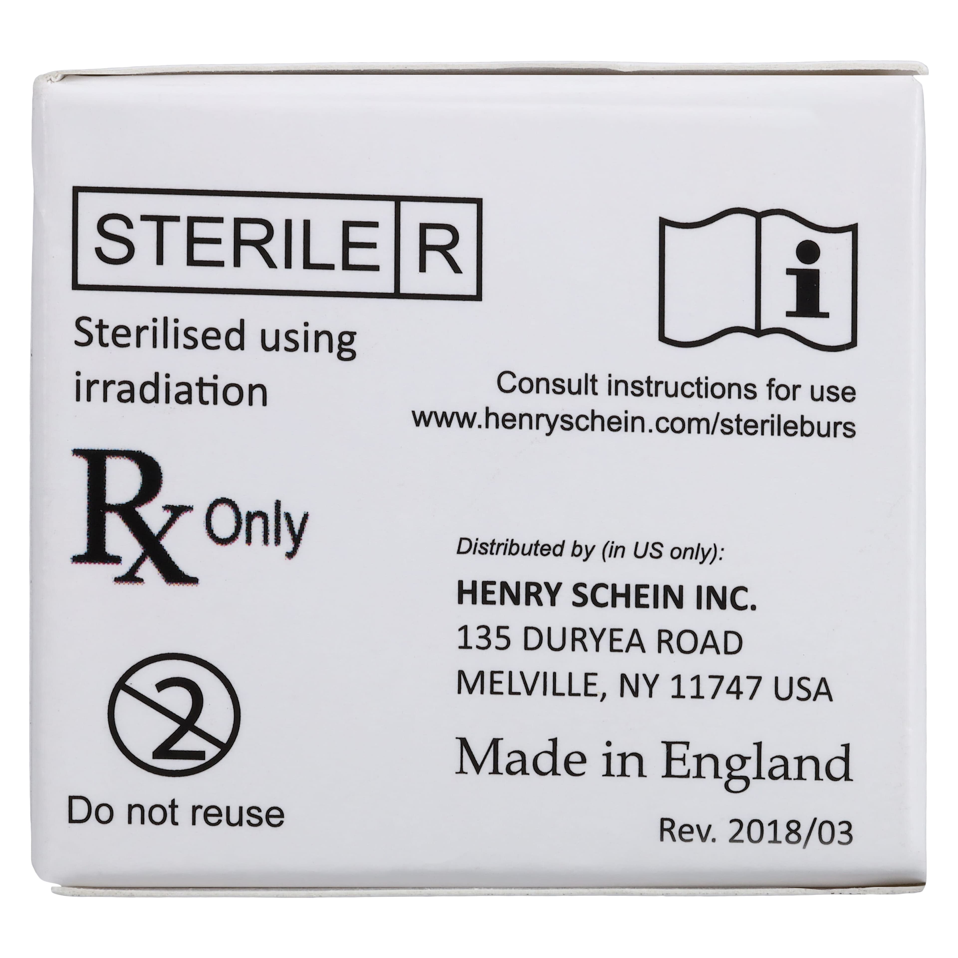 HSI Sterile Carbide Bur Operative Friction Grip 35, Inverted Cone, 25/Roll thumbnail 8