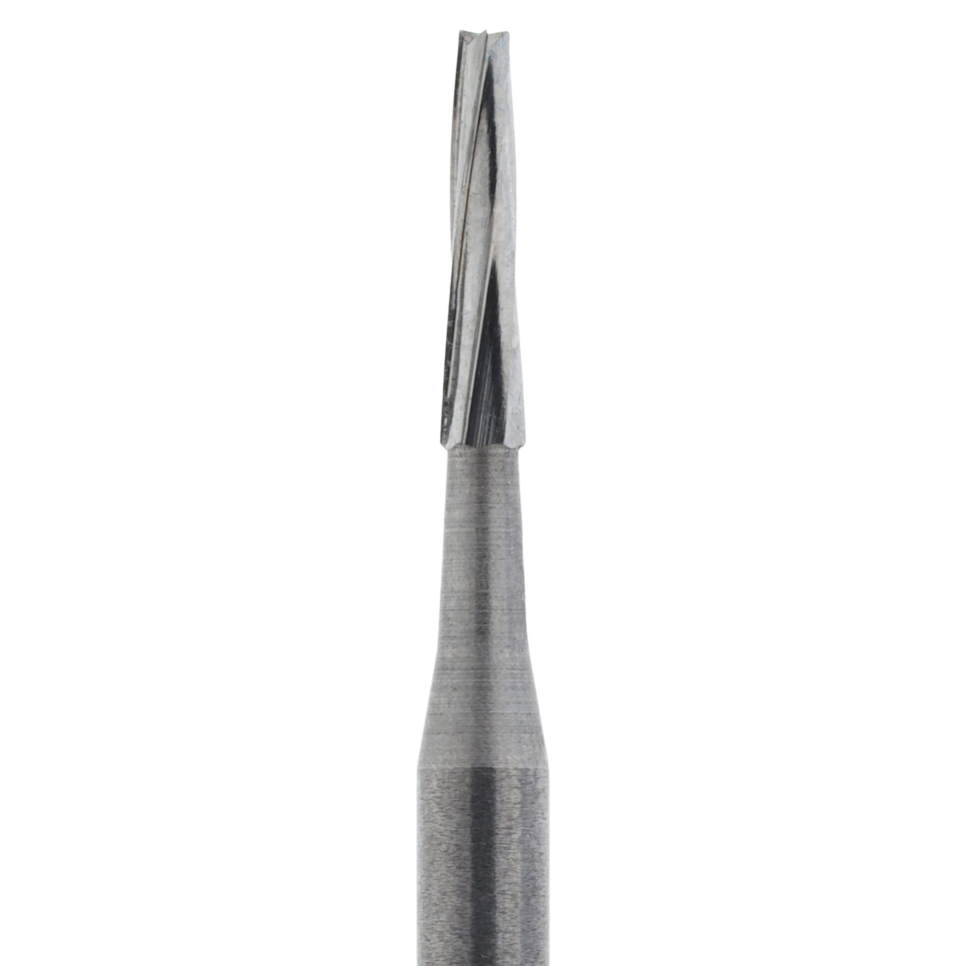 HSI Sterile Carbide Bur Operative Friction Grip 170L, Taper Fissure Plain Cut, 25/Roll thumbnail 3