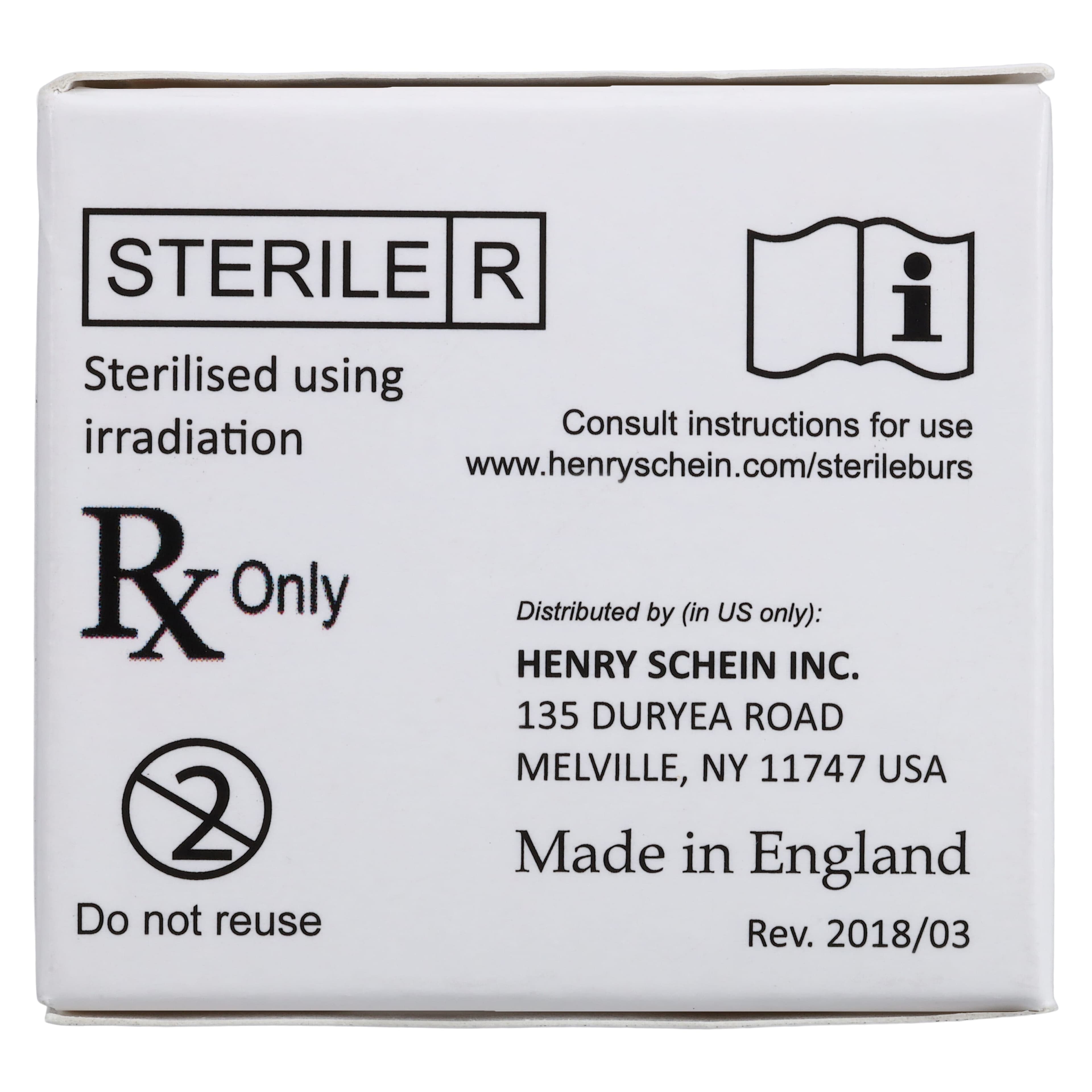 HSI Sterile Carbide Bur Operative Friction Grip 34, 25/Roll thumbnail 6