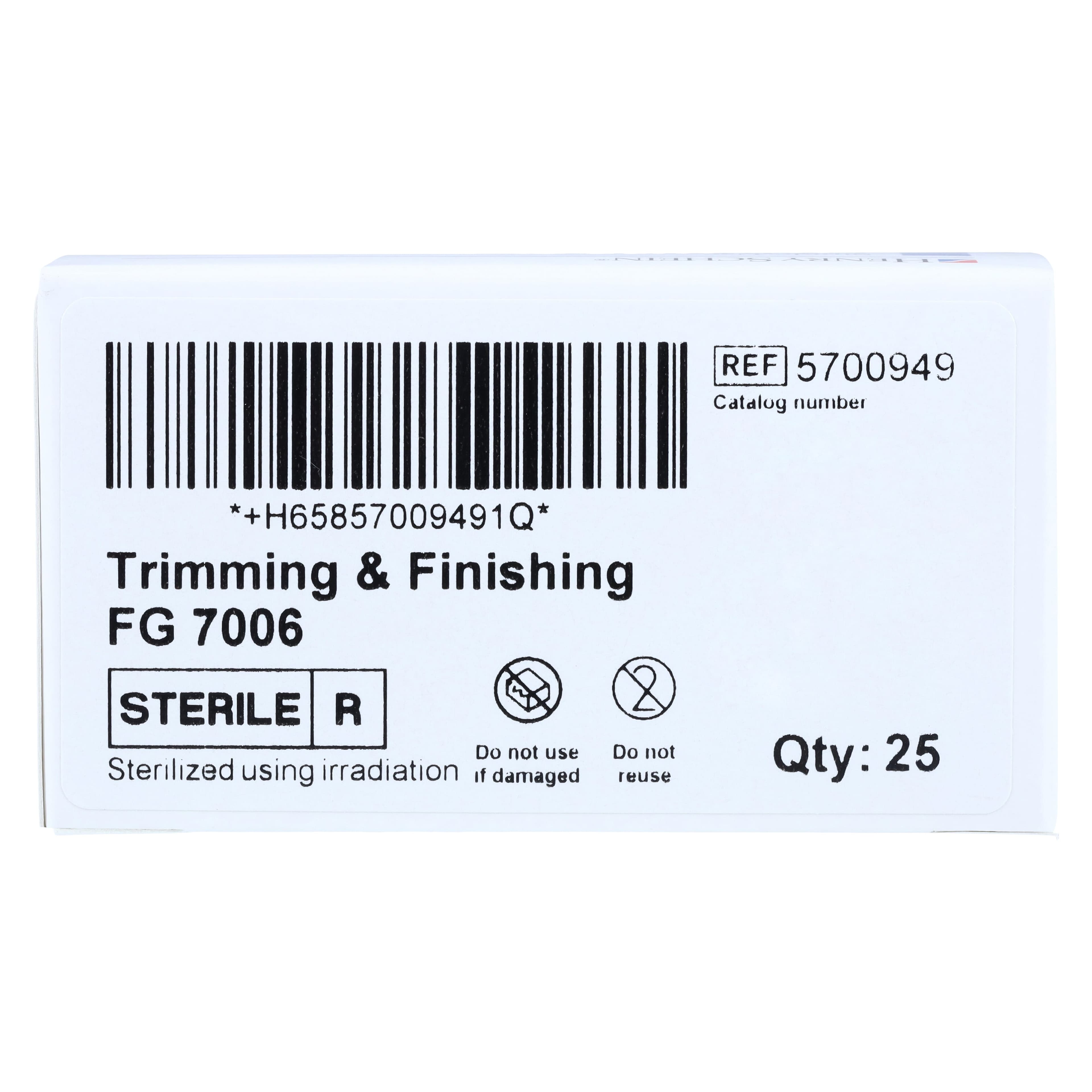 HSI Sterile Carbide Bur Trimming & Finishing Friction Grip 7006, Round, 25/Bx thumbnail 6