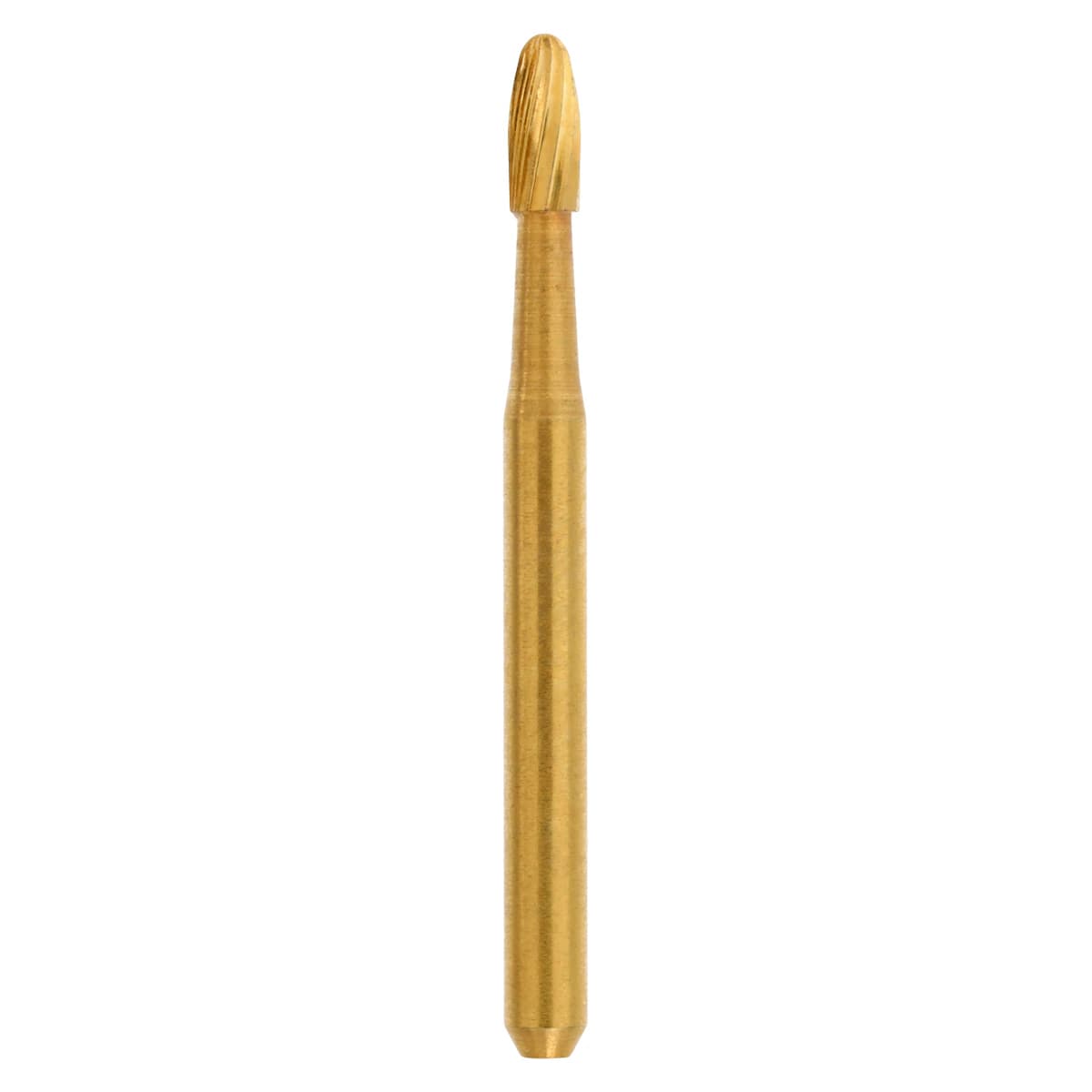 Henry Schein HSI Sterile Carbide Bur, Trimming & Finishing, Friction Grip, Egg Shape, 7404, Individually Packaged, 25/Rl - Carbide Bur T F Sterile - Image 1