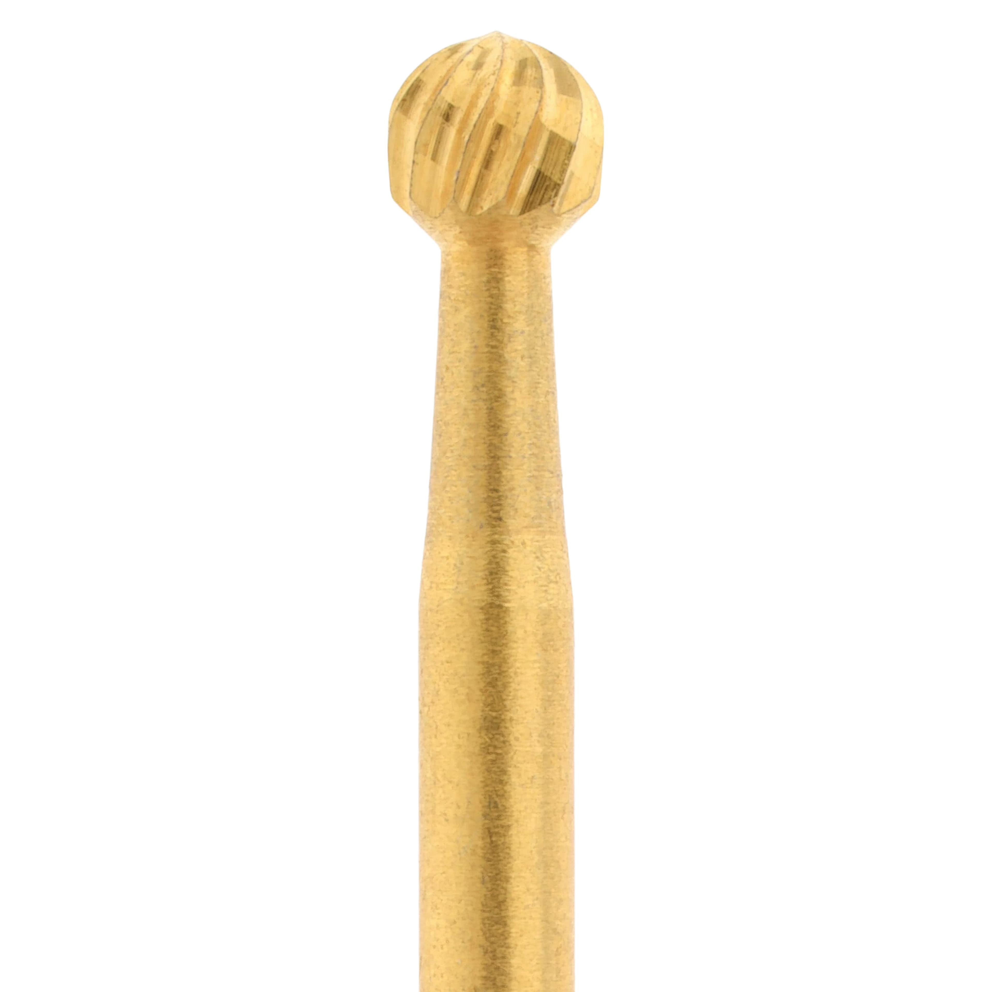 HSI Sterile Carbide Bur Trimming & Finishing Friction Grip 7008, Round, 25/Bx thumbnail 3