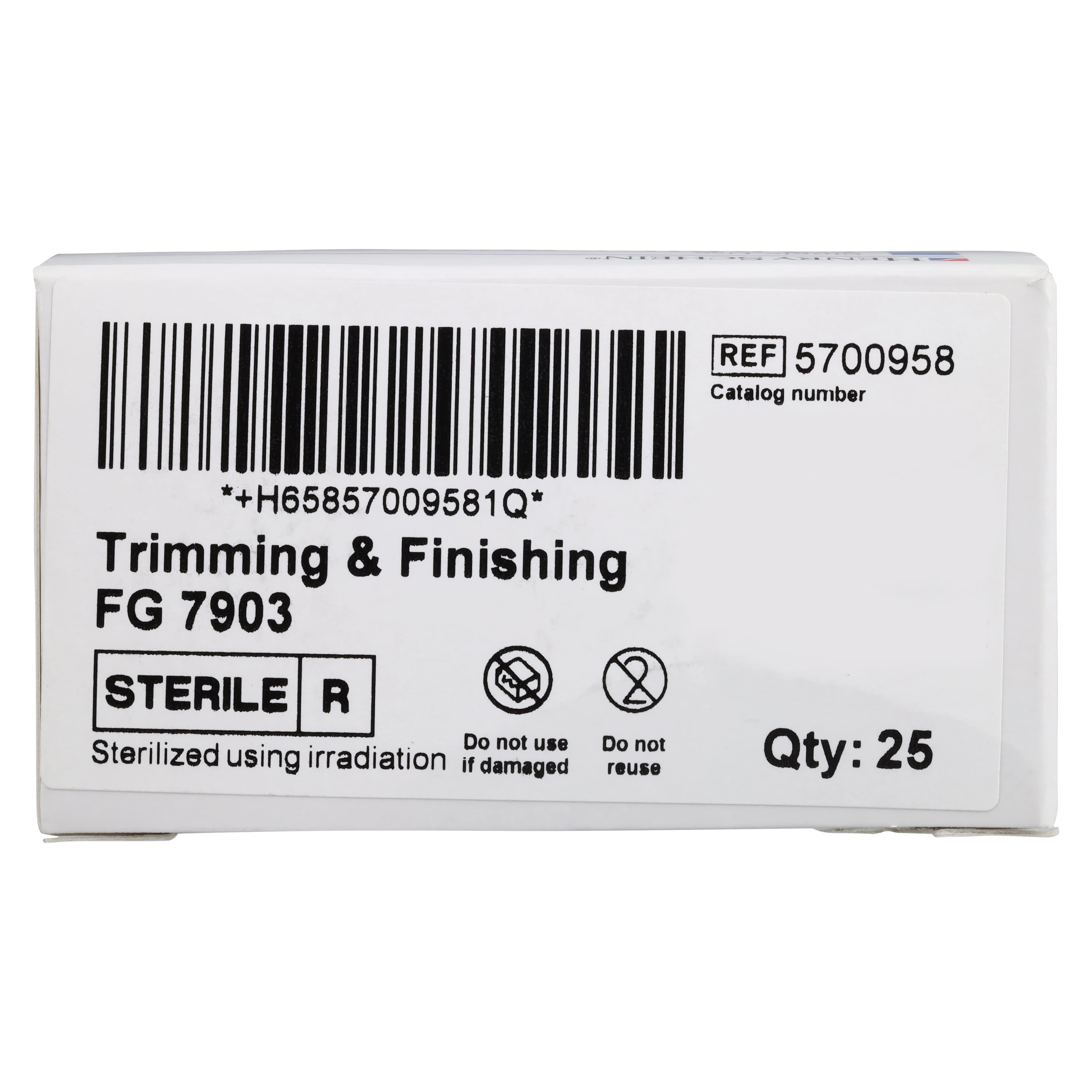 Henry Schein Sterile Carbide Bur, Trimming & Finishing, Friction Grip, 7903, 25/Bx thumbnail 5