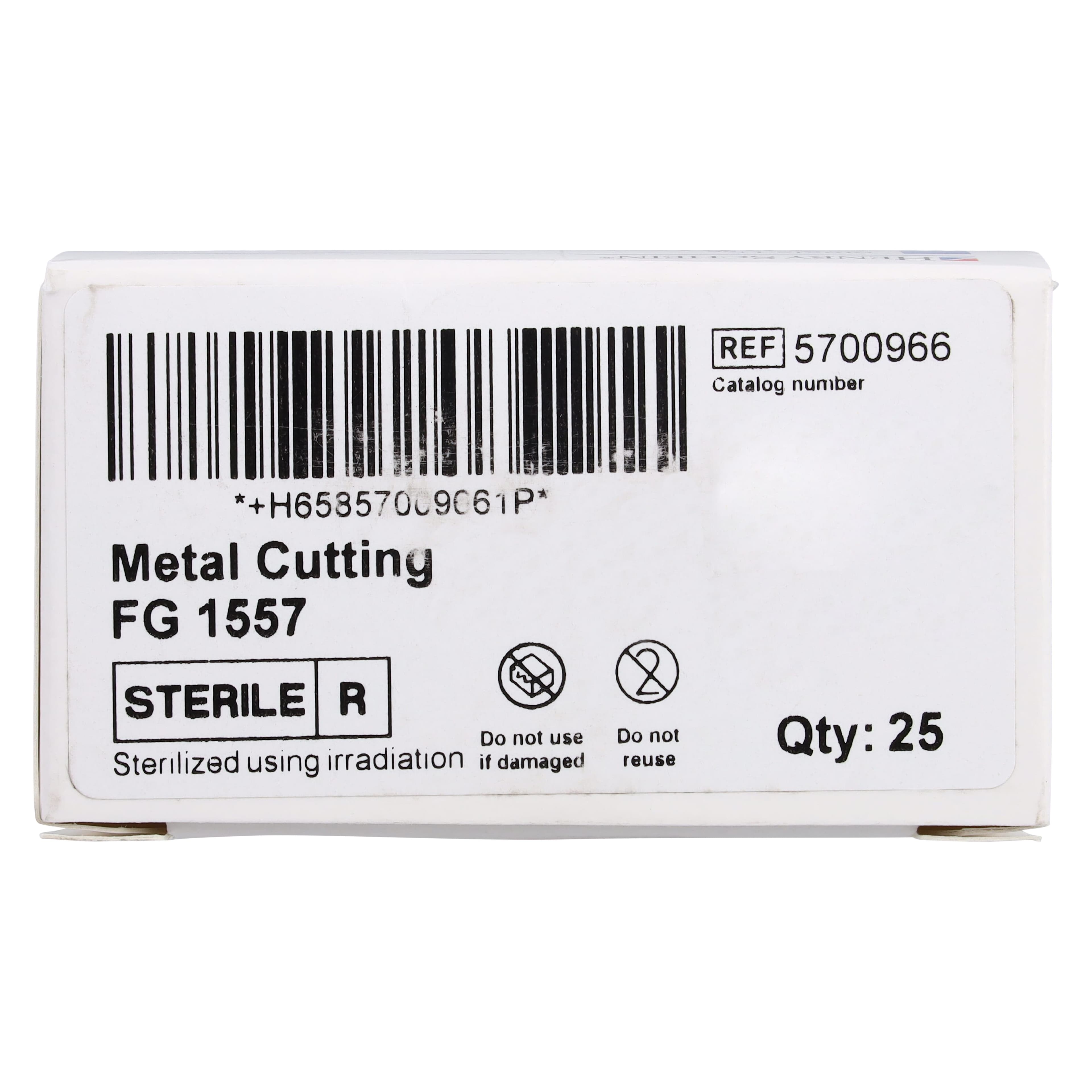 Henry Schein Carbide Metal Cutting Bur, Friction Grip, Sterile, 1557, 25/Bx thumbnail 5