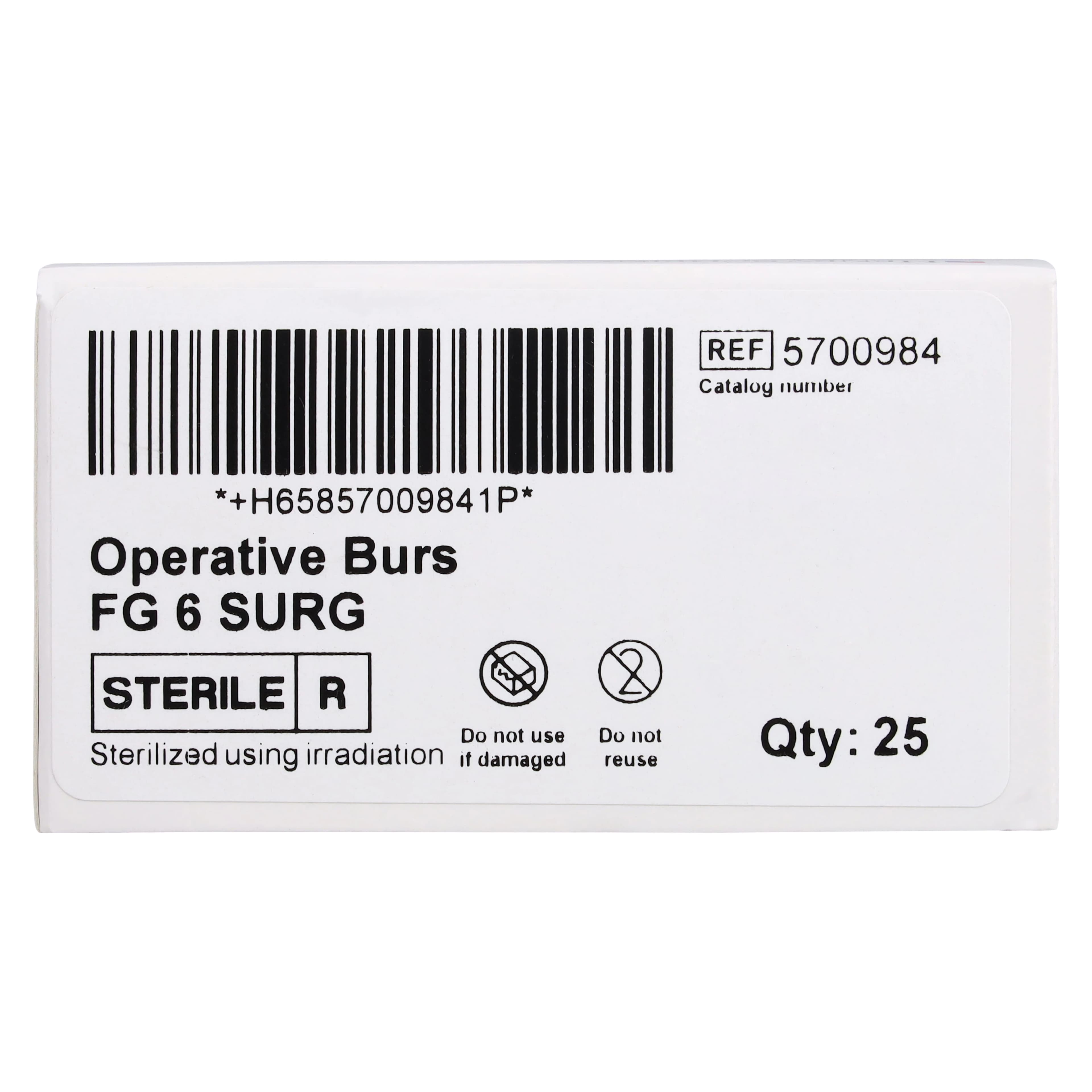 Henry Schein Inc. Sterile Carbide Bur, Round, Friction Grip, Surgical Length, Size 6, 25/Rl thumbnail 5