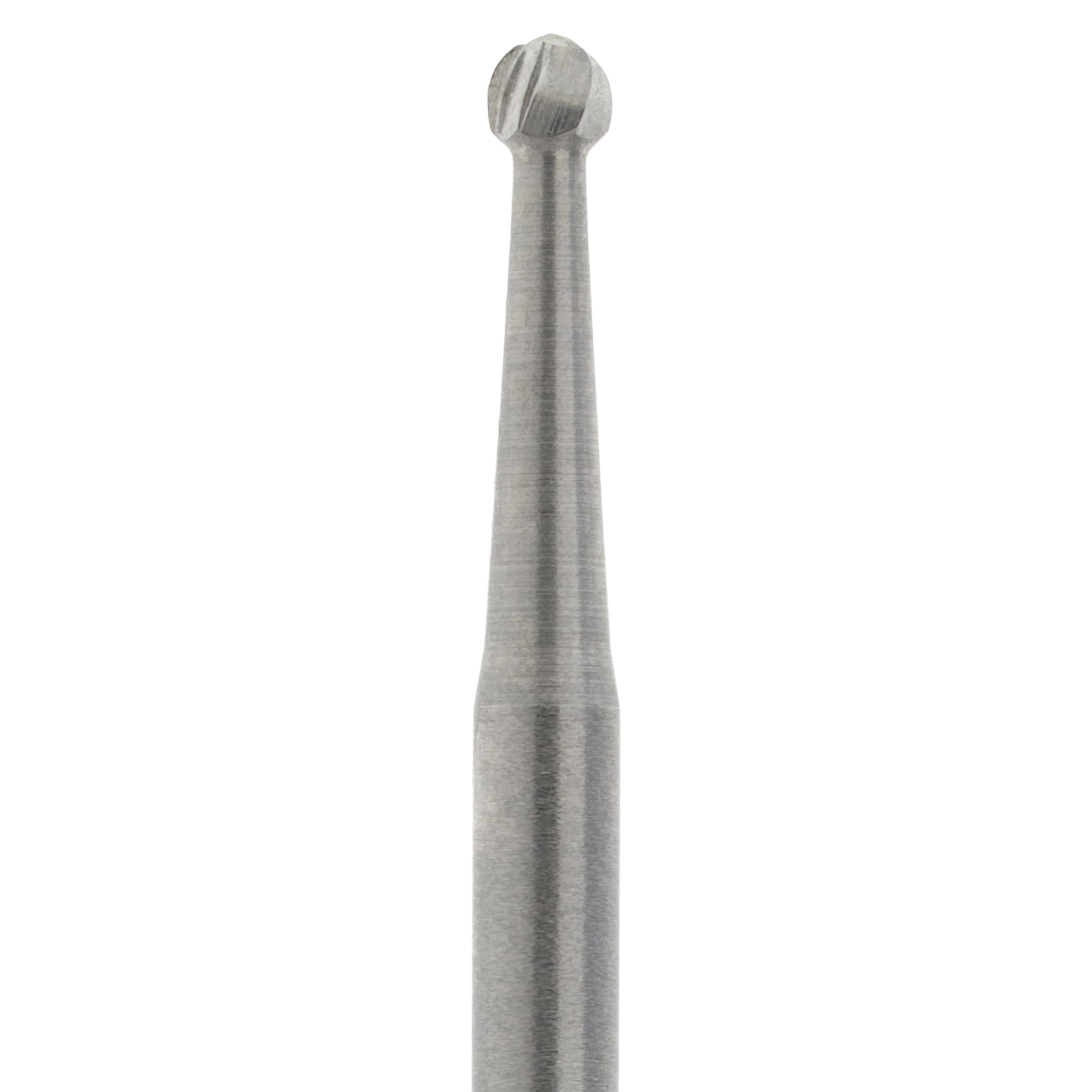 Henry Schein HSI Sterile Carbide Bur, Round, Friction Grip, Surgical Length, Size 4, 25/Bx thumbnail 3