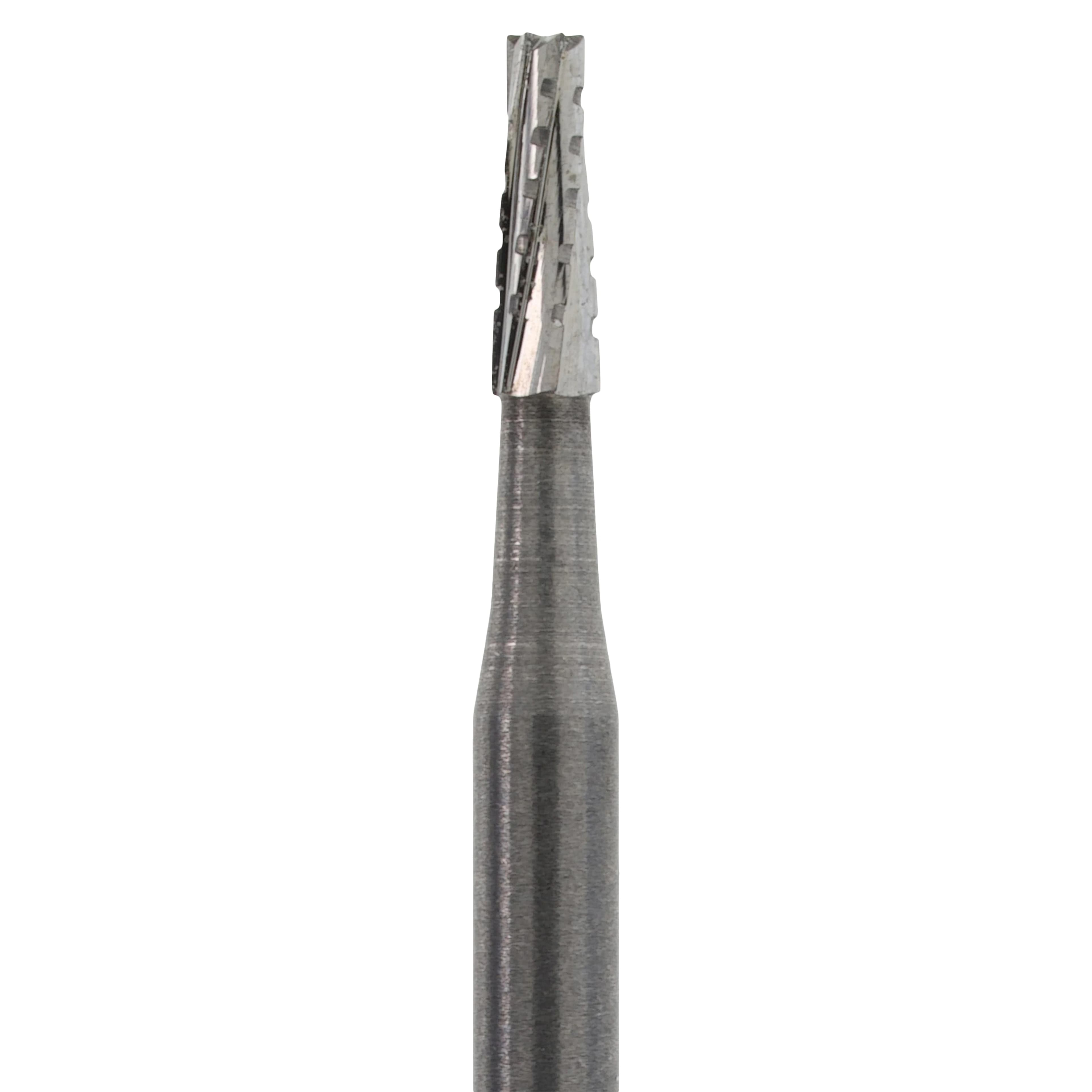 HSI Carbide Bur Surgical Sterile, Taper Fissure Cross Cut, Friction Grip, Surgical Length 701, 25/Roll thumbnail 3