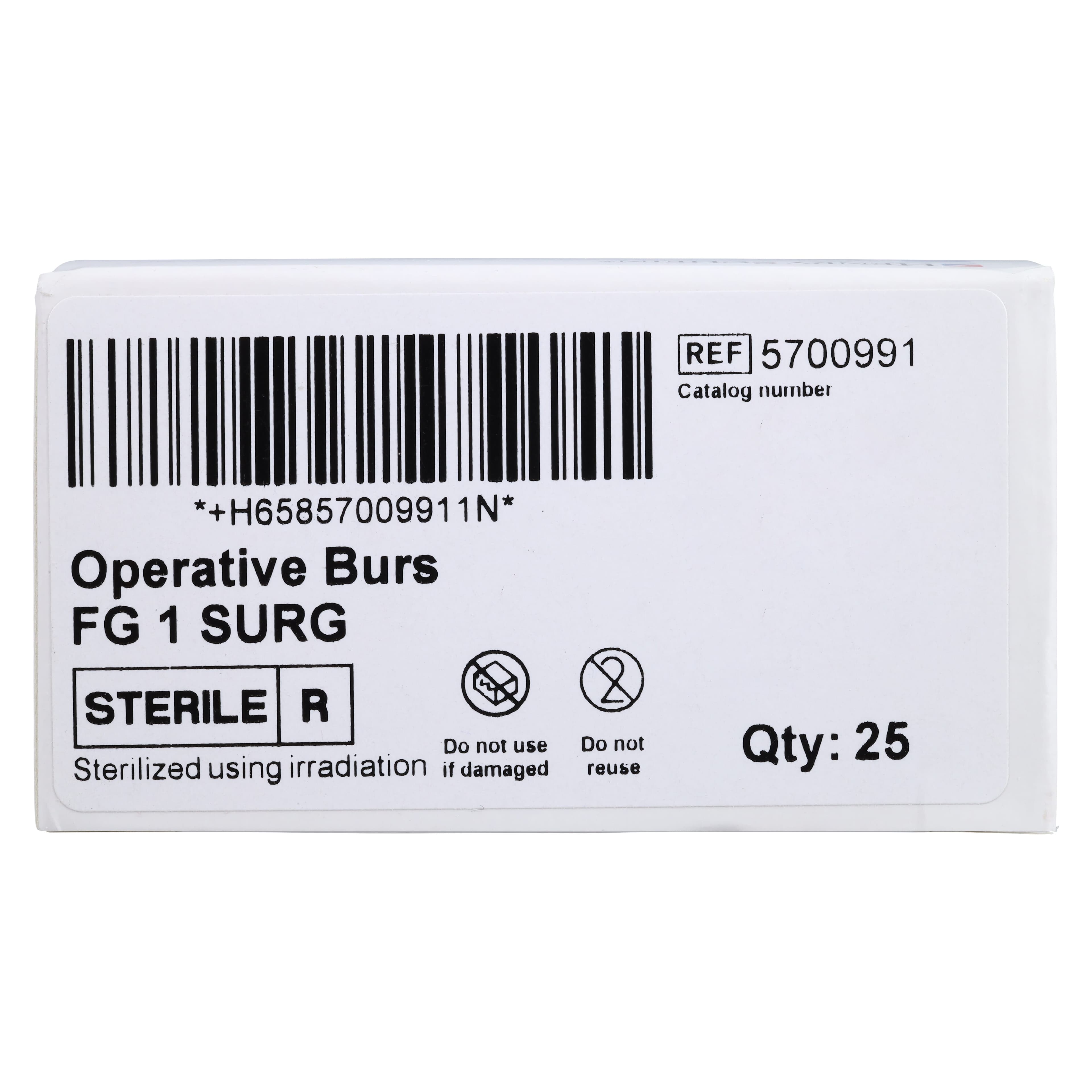 HSI Carbide Bur Surgical Sterile, Plain Round, Friction Grip, Surgical Length, 25/Roll thumbnail 5