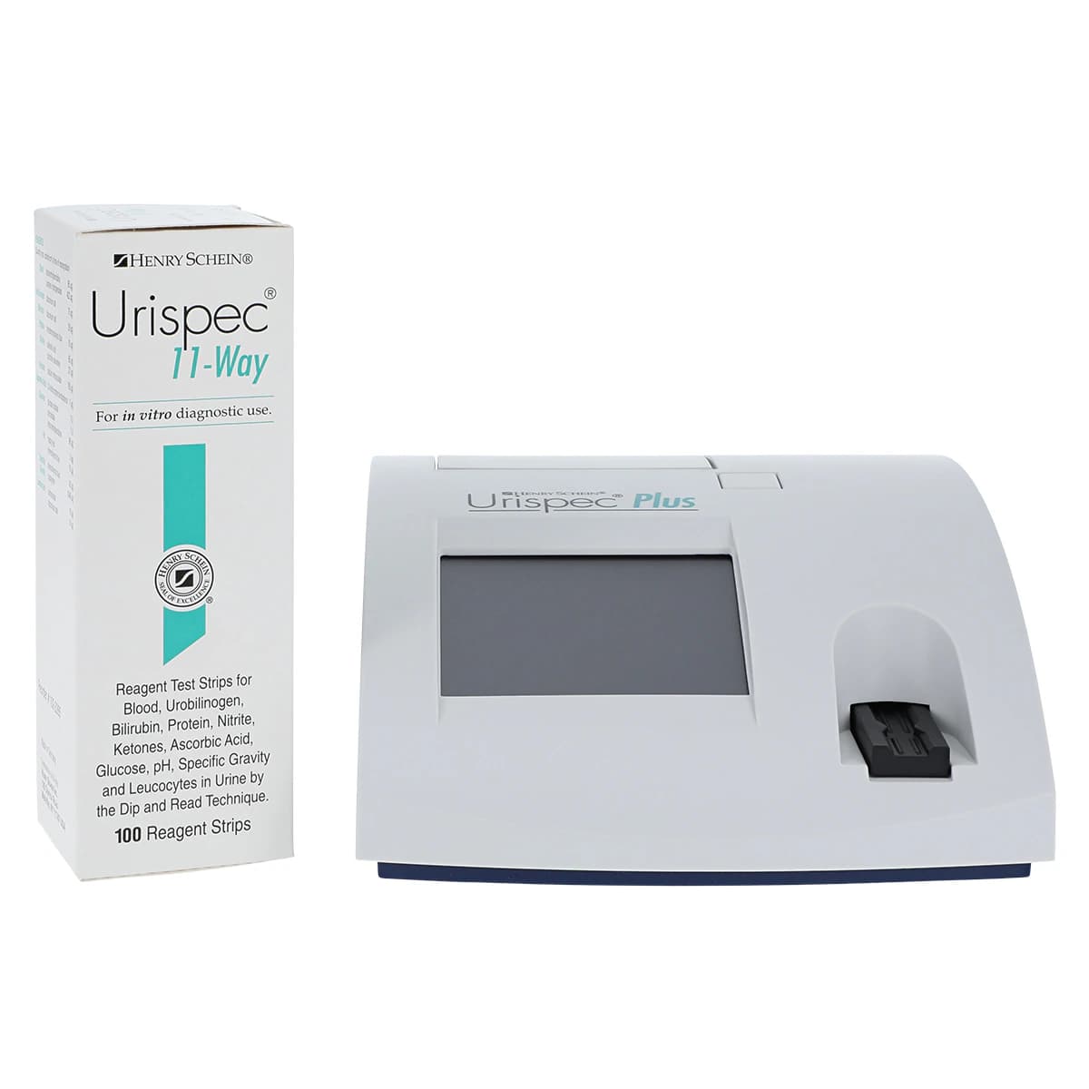 Urispec+ UA Reader Starter Kit with Analyzer and 12 Bottles of 11-Way Test Strips - Urispec+ UA Reader Starter Kit - Image 1