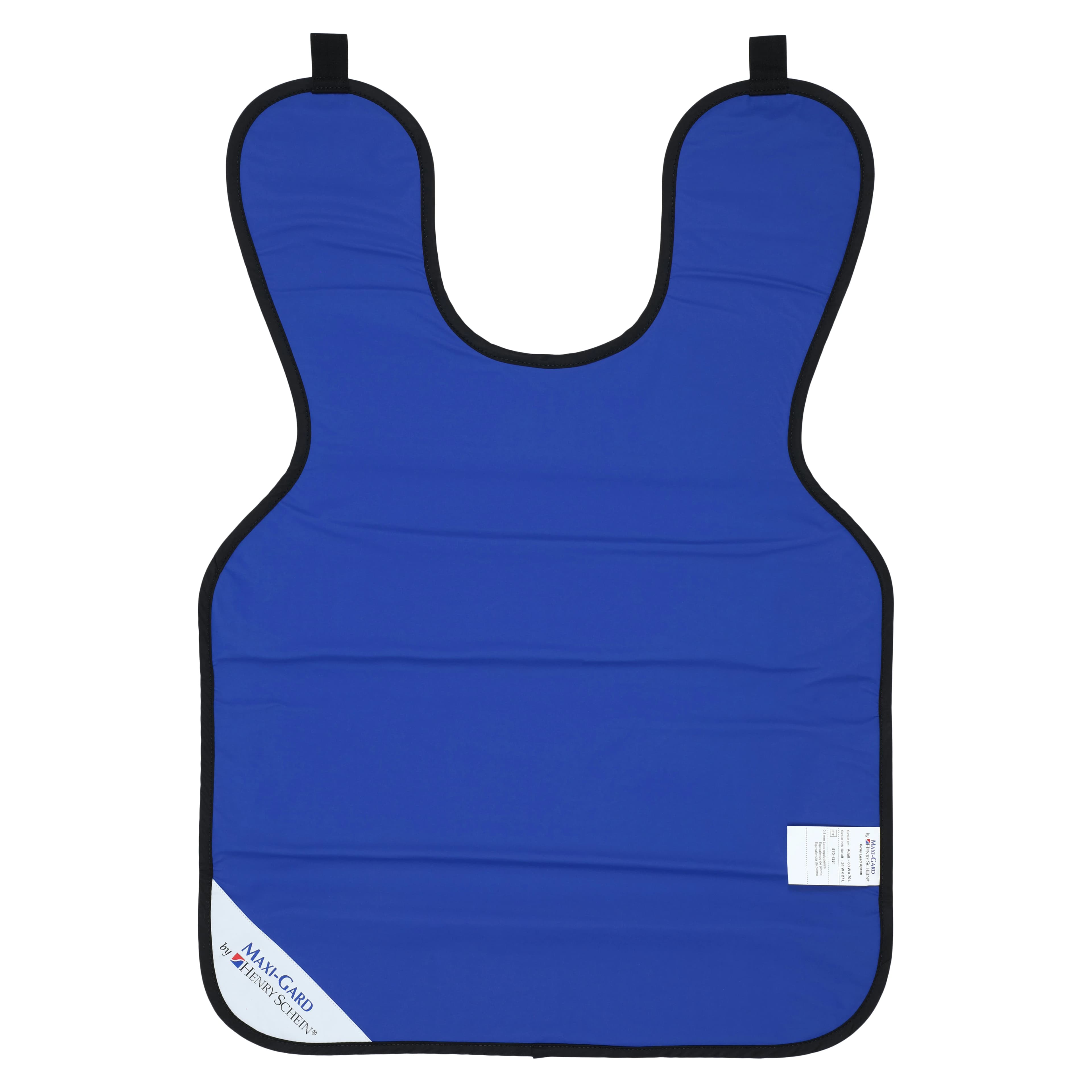 Maxi-Gard Adult X-Ray Apron Without Collar, 0.3 mm Lead Equivalent, Blue, Each thumbnail 3