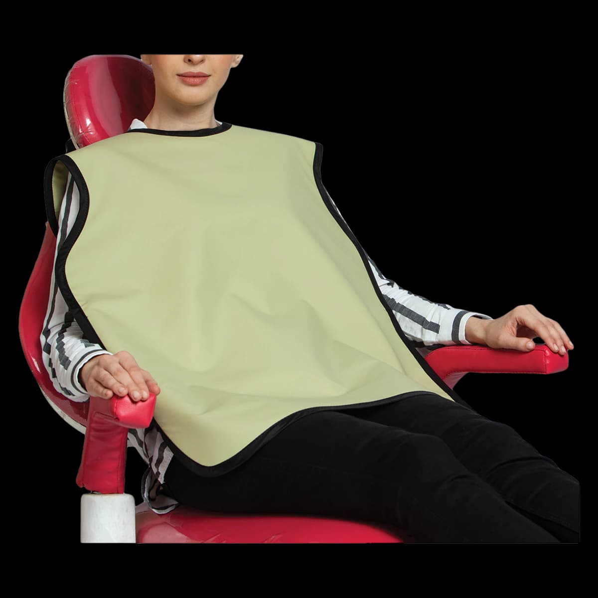 Maxi-Gard Adult X-Ray Apron Without Collar, 0.3 mm Lead Equivalent, Beige, Each thumbnail 2