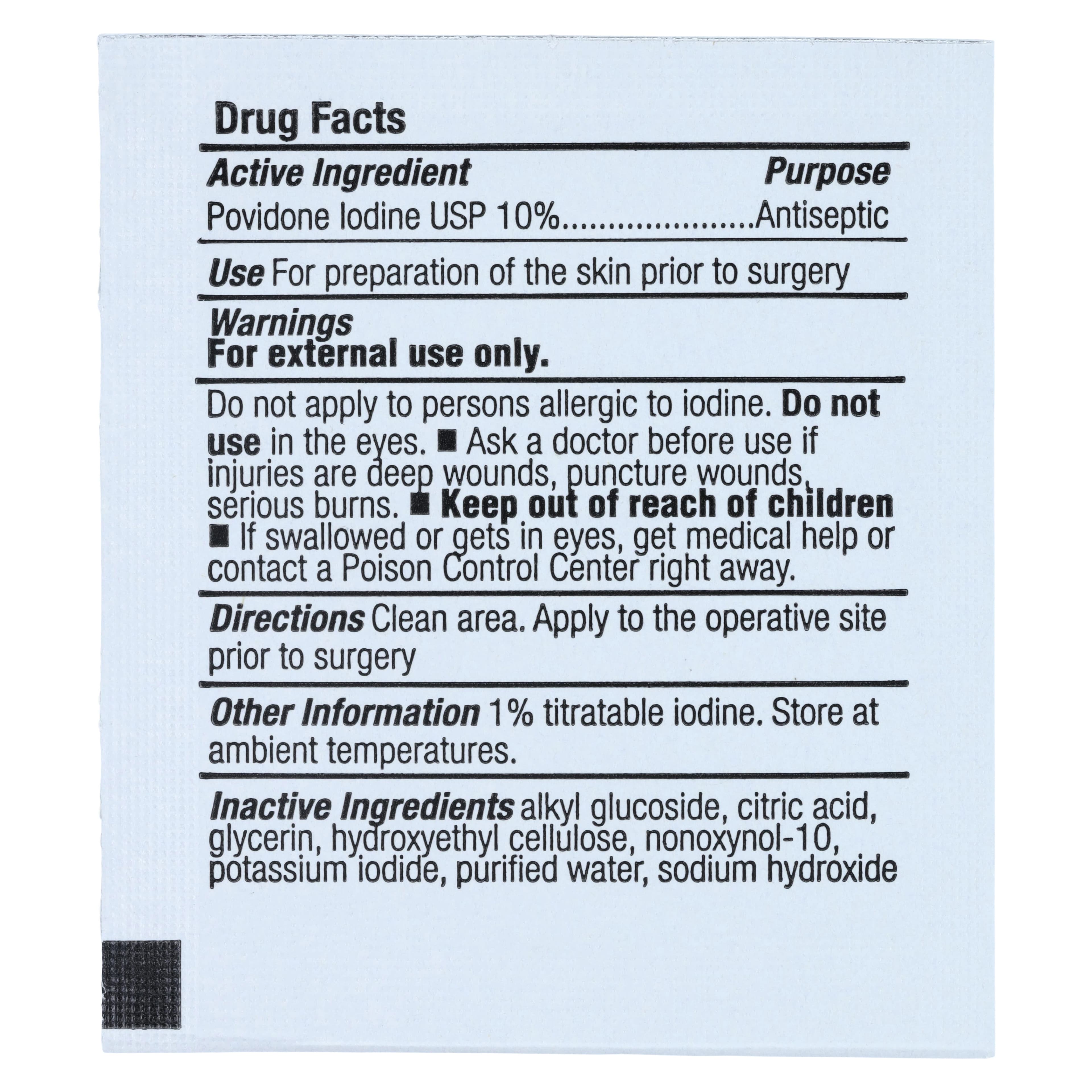 Henry Schein Povidone-Iodine Prep Pads, 10% PVP Iodine, Non-Sterile thumbnail 3
