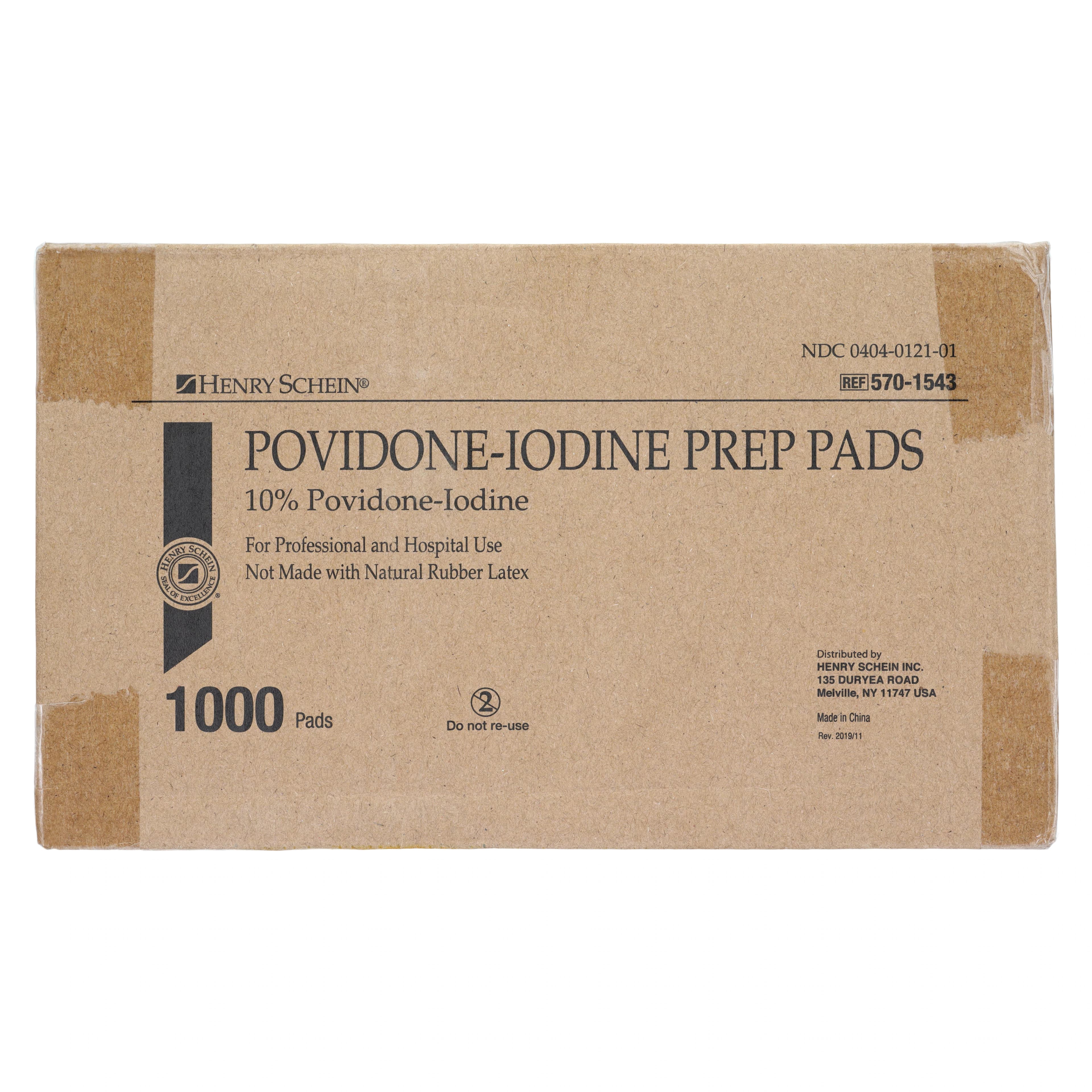 Henry Schein Povidone-Iodine Prep Pads, 10% PVP Iodine, Non-Sterile thumbnail 4