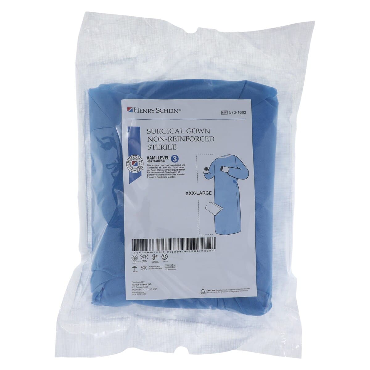 Surgical Gown AAMI Level 3 Non-Reinforced, SMS Fabric, 3X-Large, Sterile, 24/Case thumbnail 6