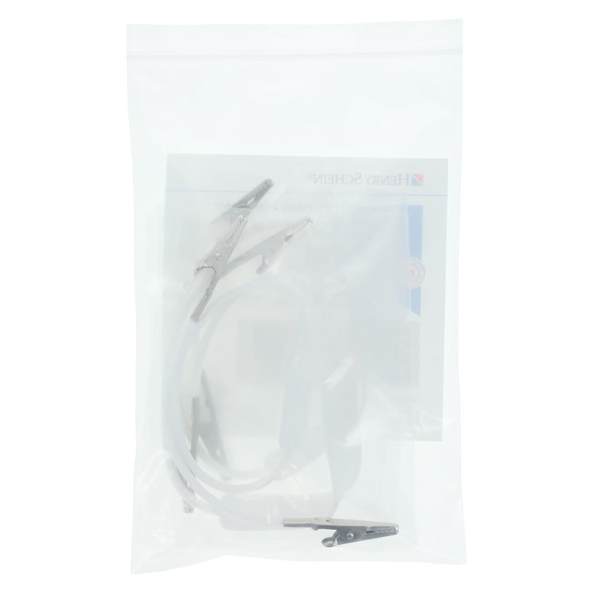Henry Schein Bib Holder, Silicone, Alligator Clips, White, 18 in, 3/Pack, 01KT8PD5FNM7YHSWW8FFGPCXNX thumbnail 3