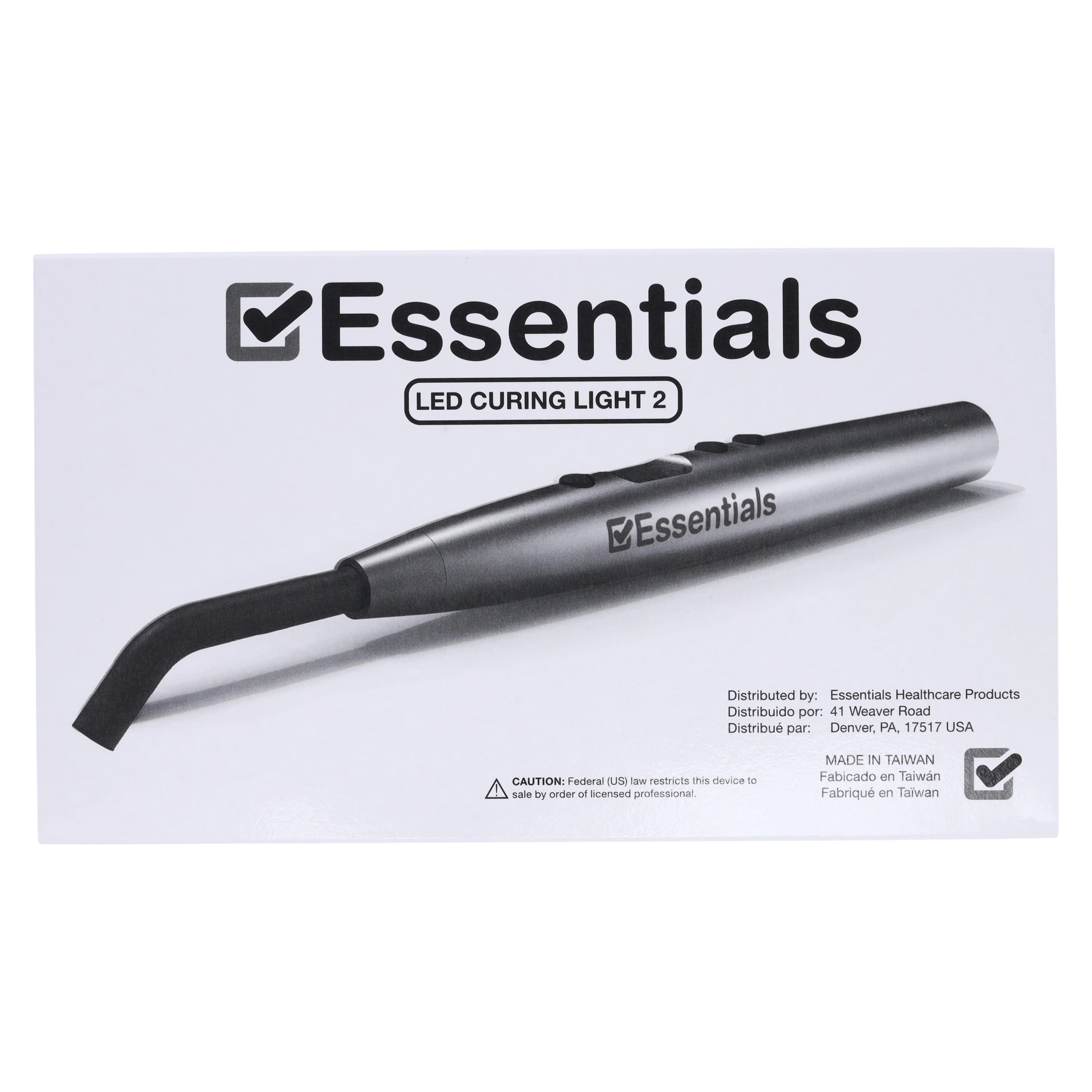 Essentials 2 LED Curing Light, All-Aluminum, Cordless, Black thumbnail 14
