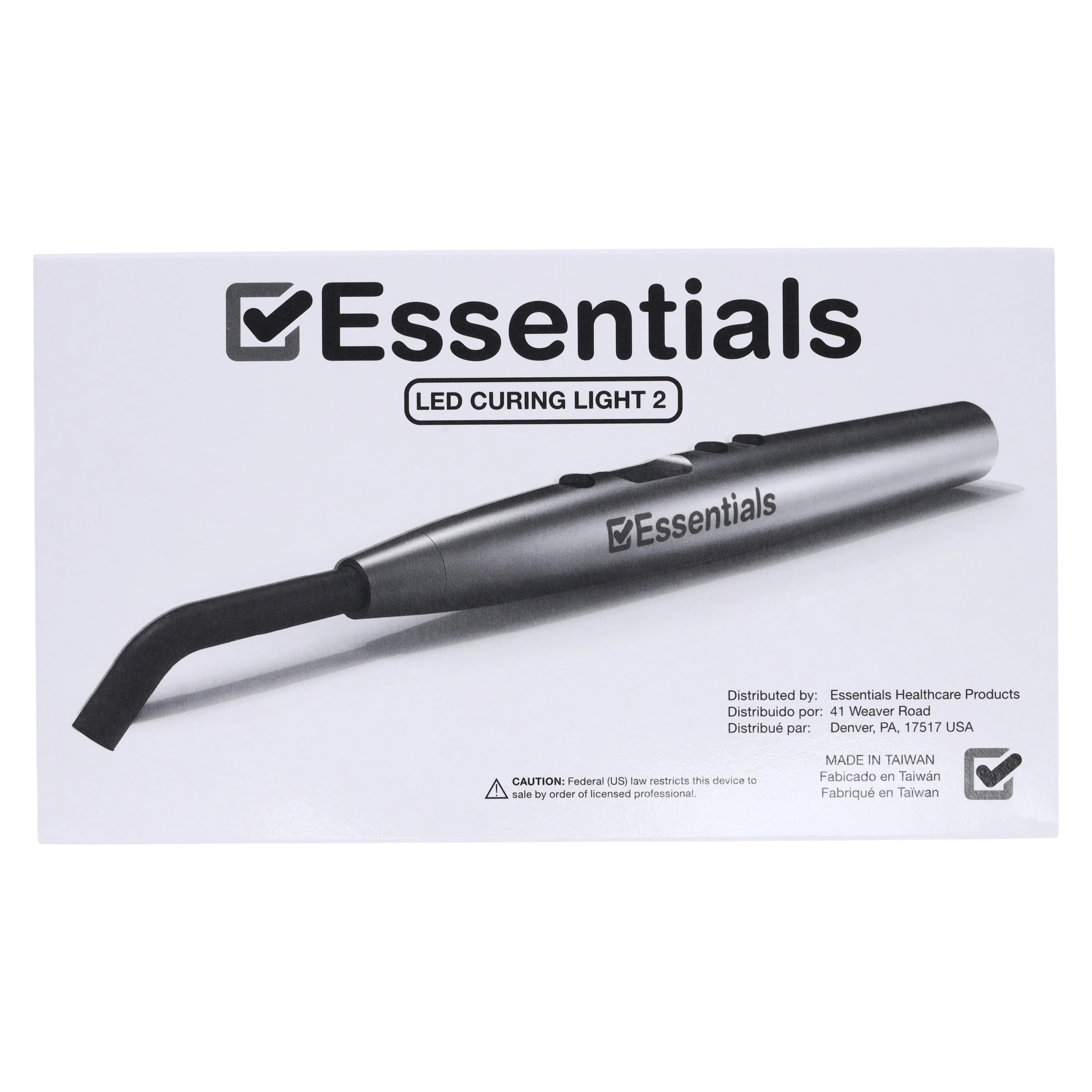 Essentials 2 LED Curing Light, All-Aluminum, Silver, Cordless thumbnail 14
