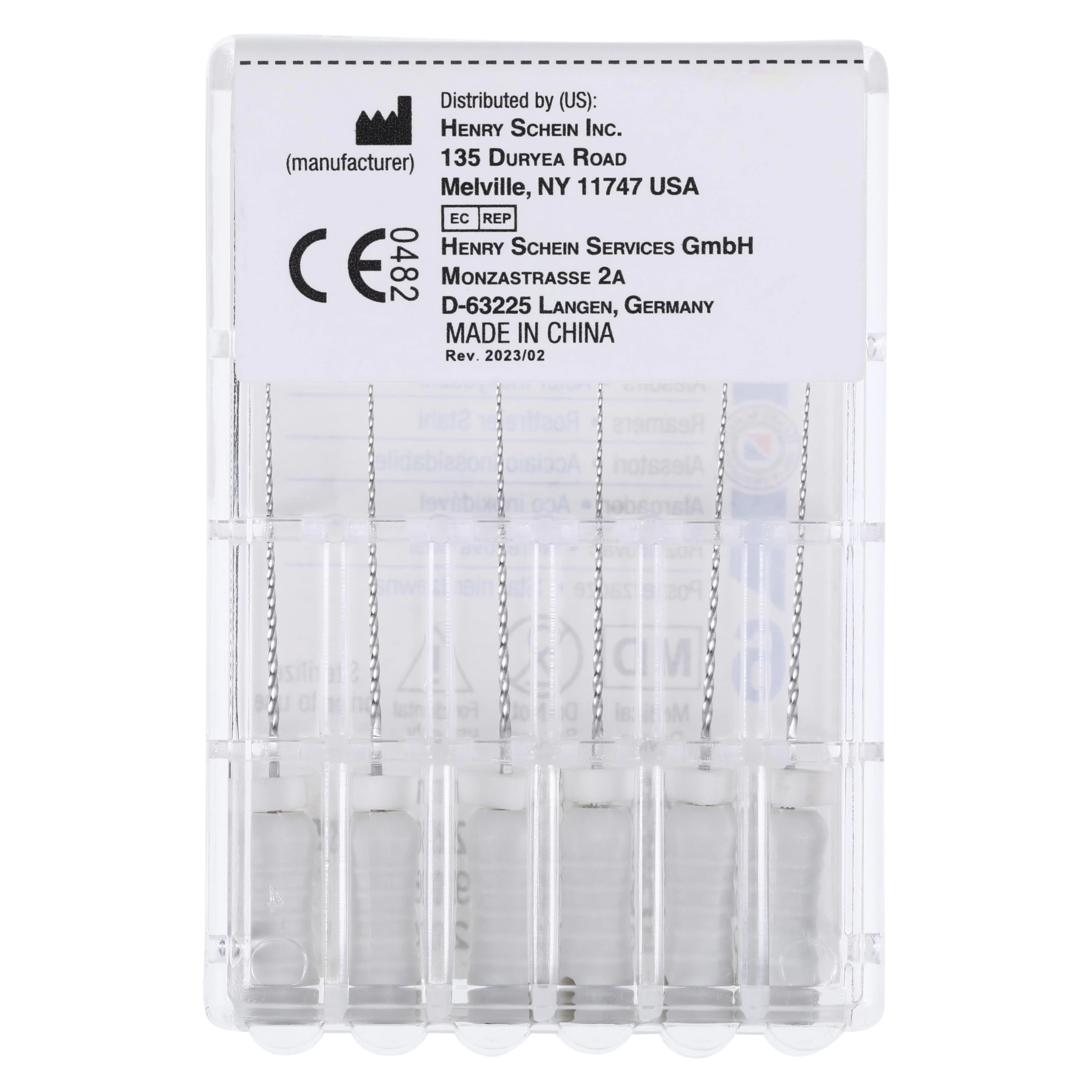Endoflex Reamers, Size #15, 21mm, Stainless Steel, White Handle, 6/Box thumbnail 5