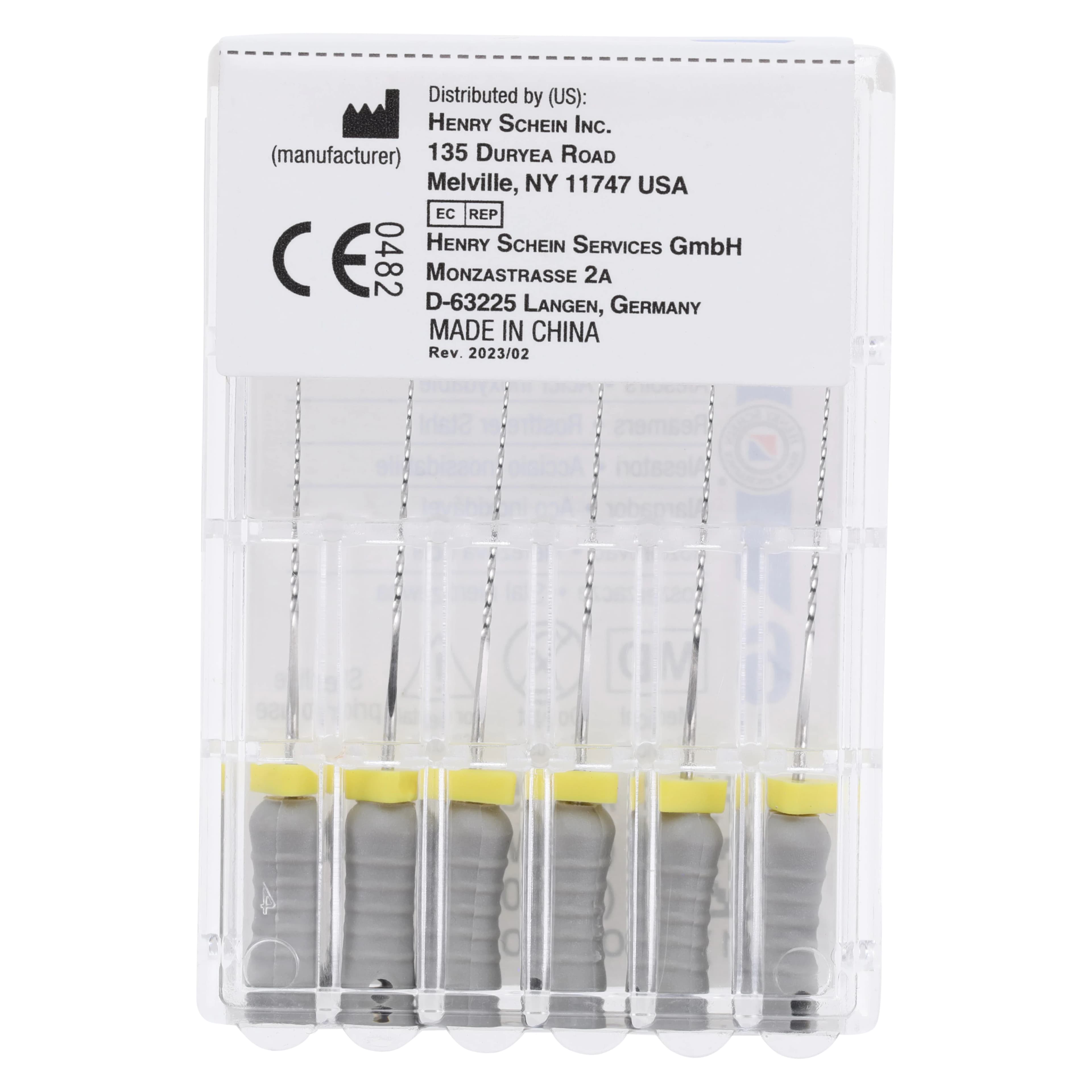 Endoflex Reamers, Size 08, 25mm, Stainless Steel, Grey, ISO, Non-Sterile, 6/Box thumbnail 5