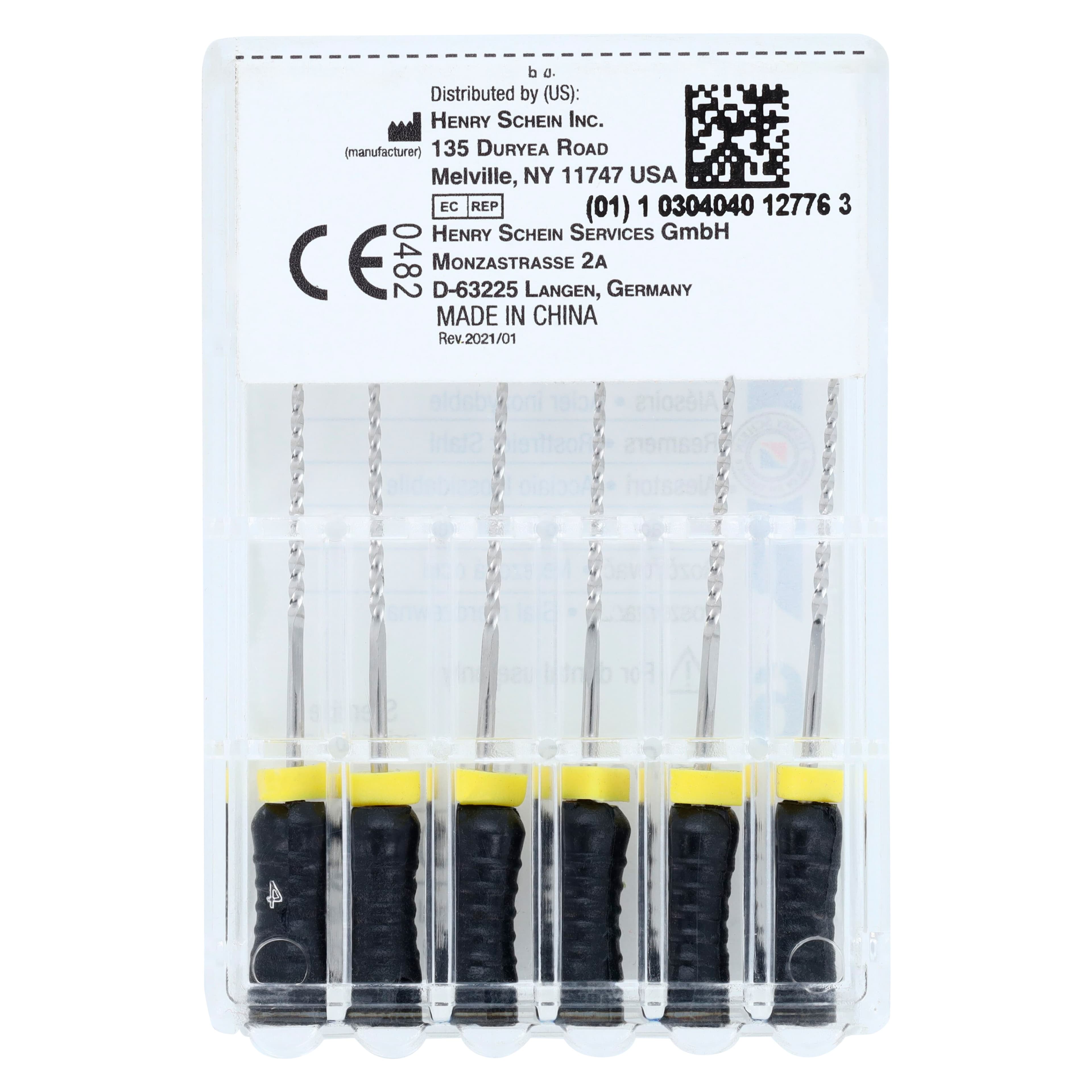 Endoflex Reamers, Size #40, 25mm, Stainless Steel, Black, 6/Box thumbnail 5