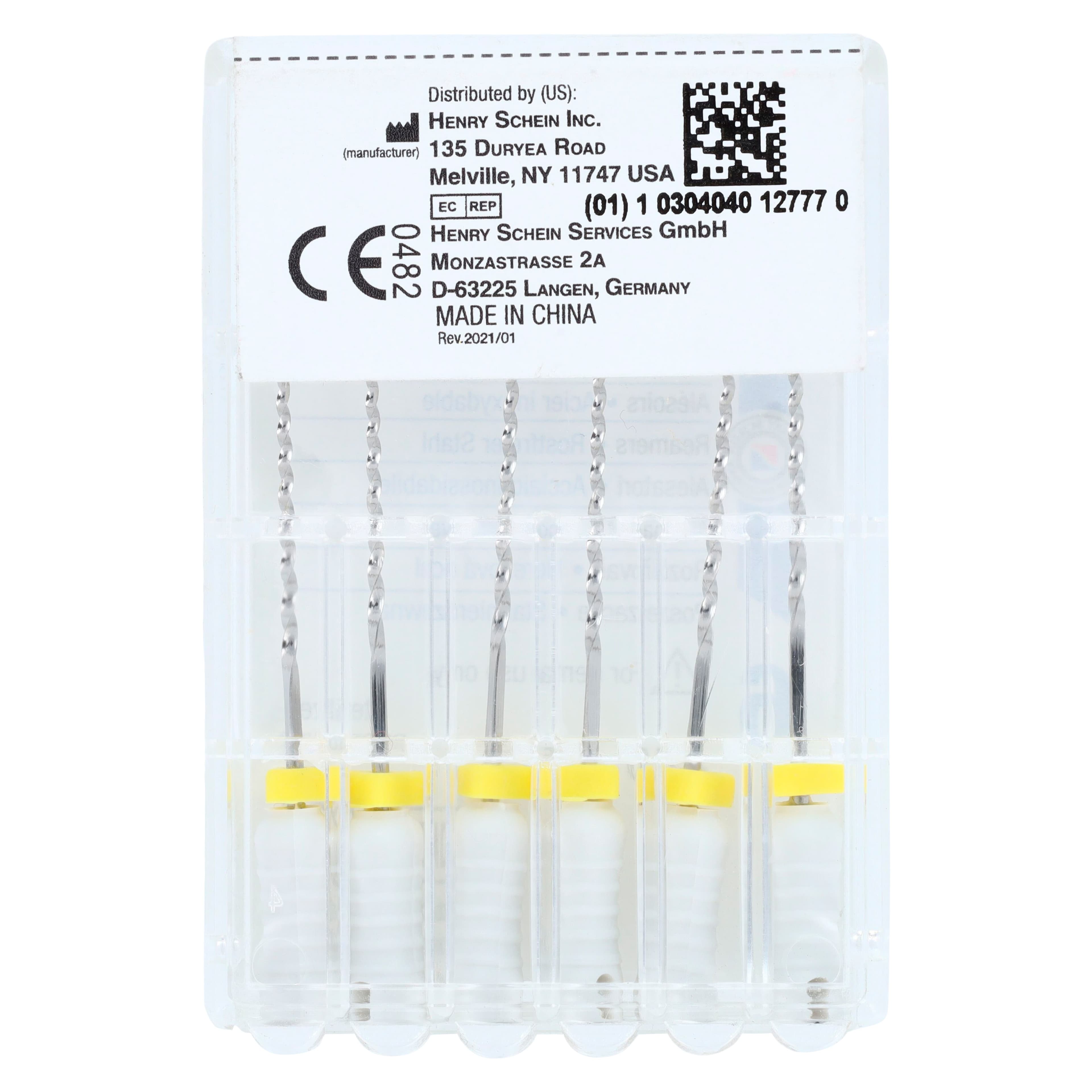 Endoflex Reamers, Size 45, 25mm, Stainless Steel, White, Non-Sterile, 6/Box thumbnail 5