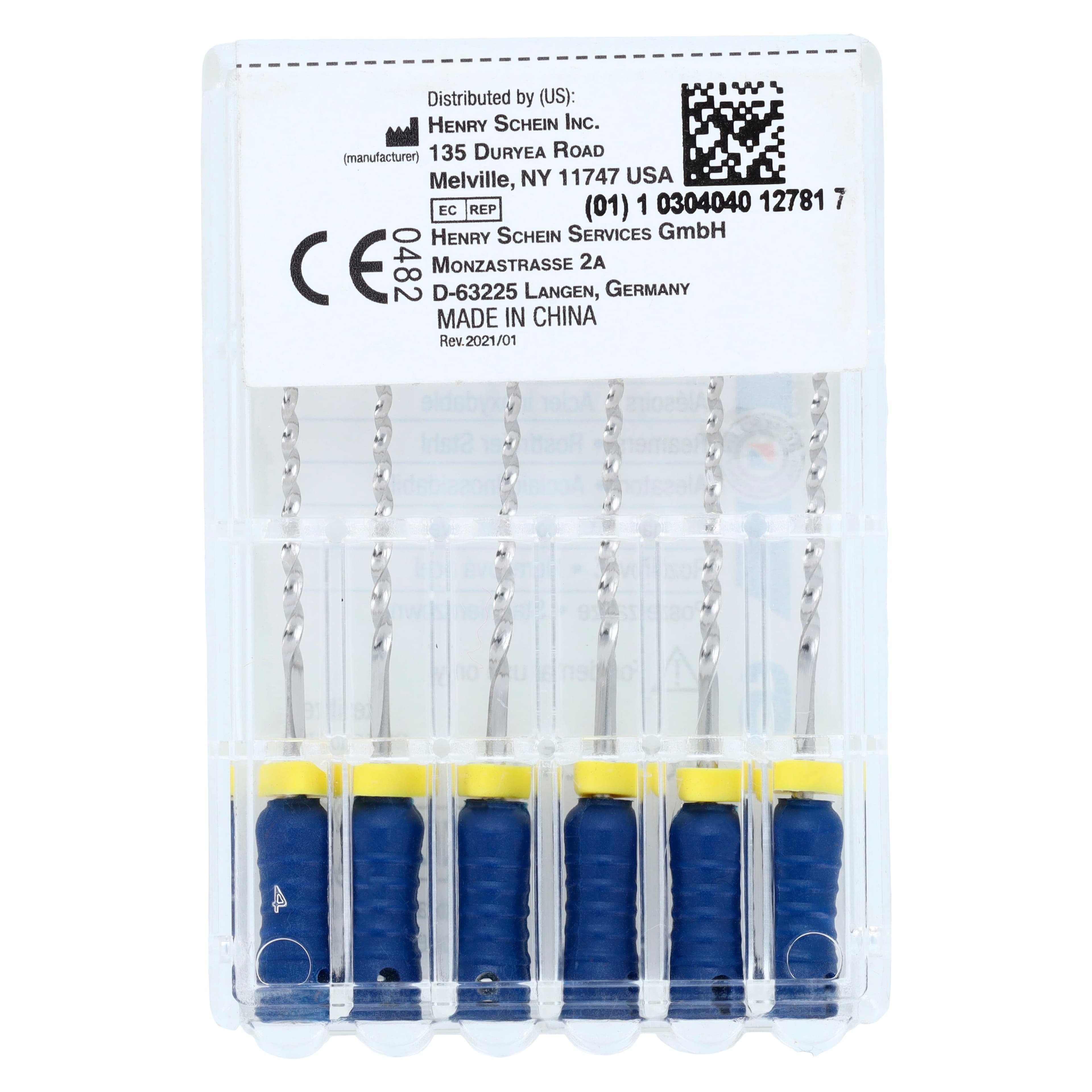 Endoflex Reamers, Size 60, 25mm, Stainless Steel, Blue, ISO, Non-Sterile, 6/Box thumbnail 5