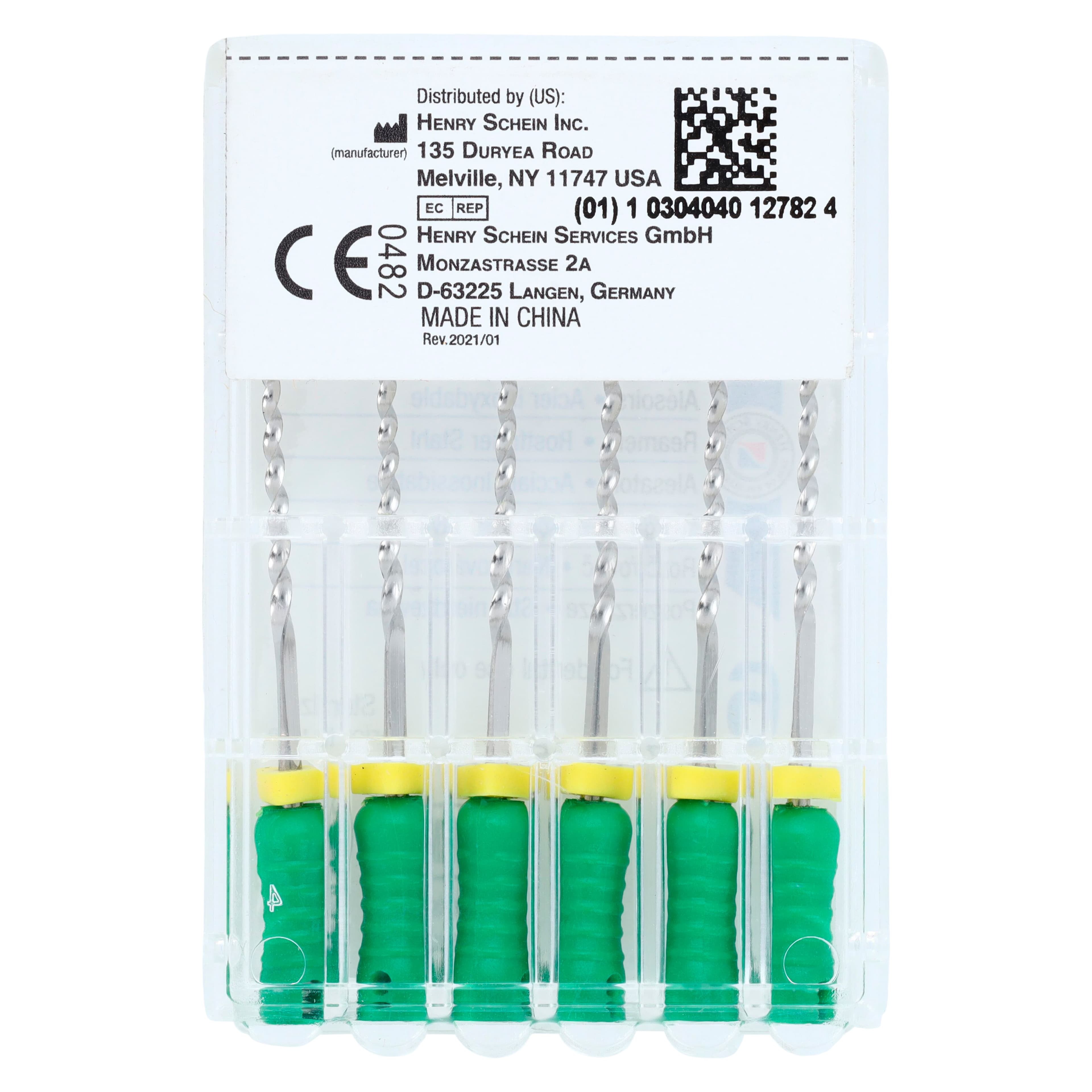 Endoflex Reamers, Size #70, 25mm, Stainless Steel, Green, ISO, Non-Sterile, 6/Box thumbnail 5