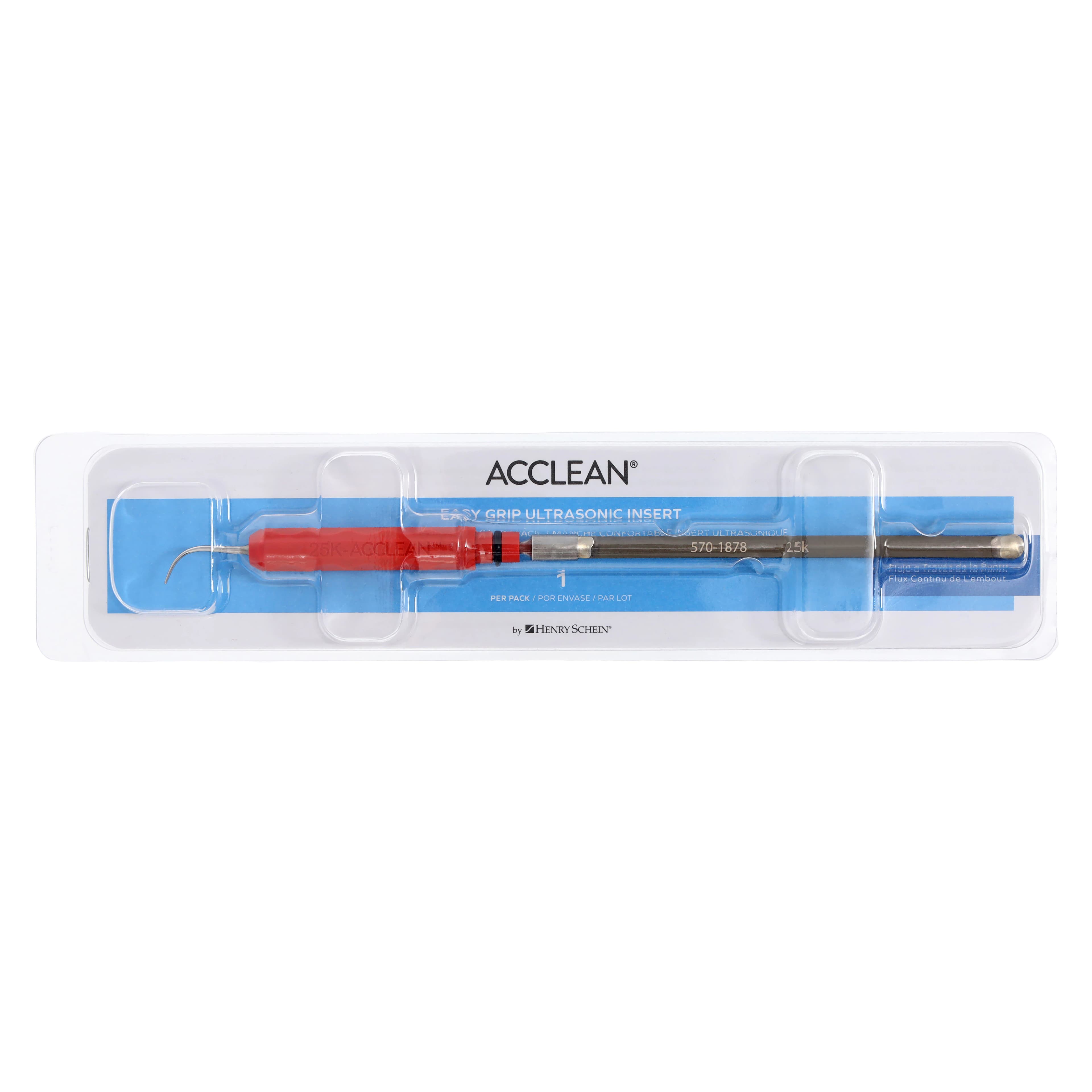 Acclean Easy Grip Universal Slim Ultrasonic Insert #50, 25 kHz, Red thumbnail 7