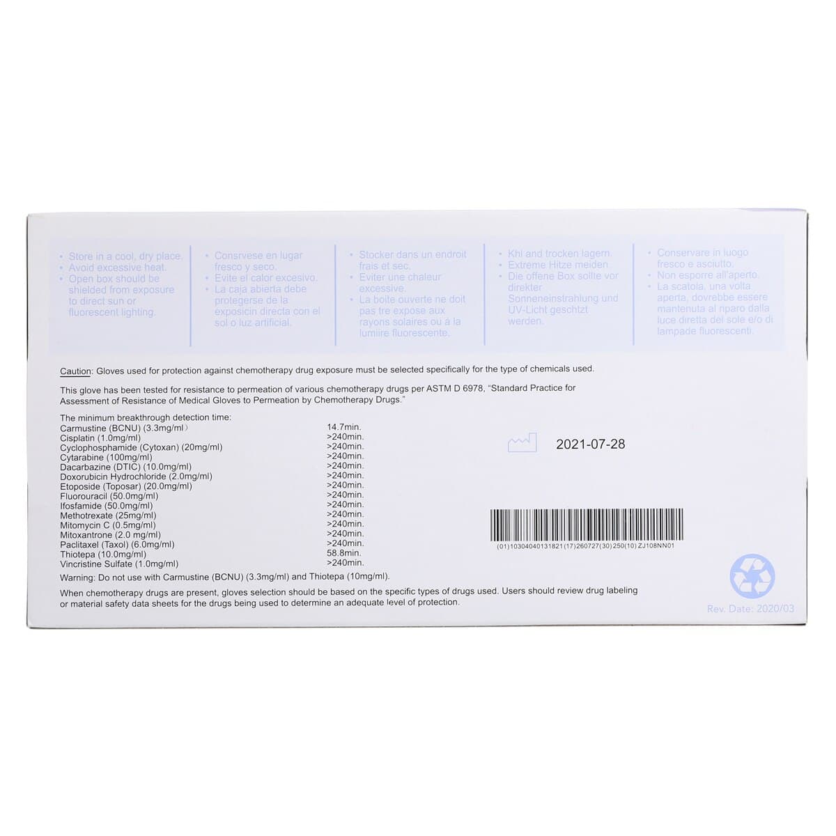 Criterion N250 Nitrile Exam Gloves, Powder Free, Non-Sterile, Small, Lilac, 250/Box thumbnail 7