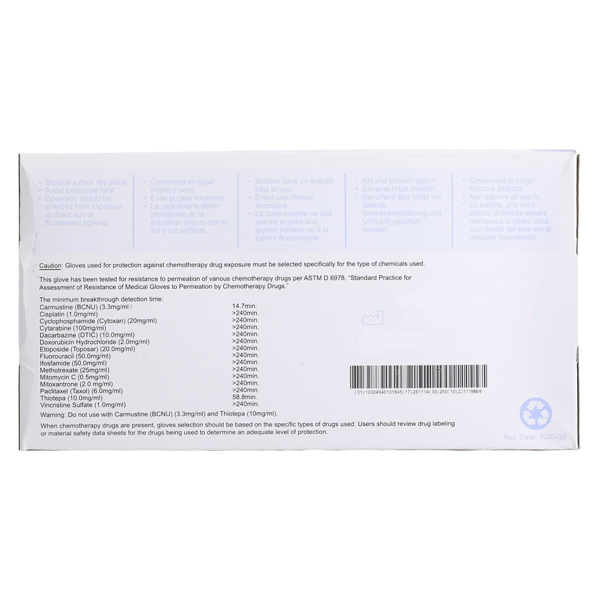 Criterion N250 Nitrile Exam Gloves, Large, Blue, Non-Sterile, 250/Box thumbnail 6