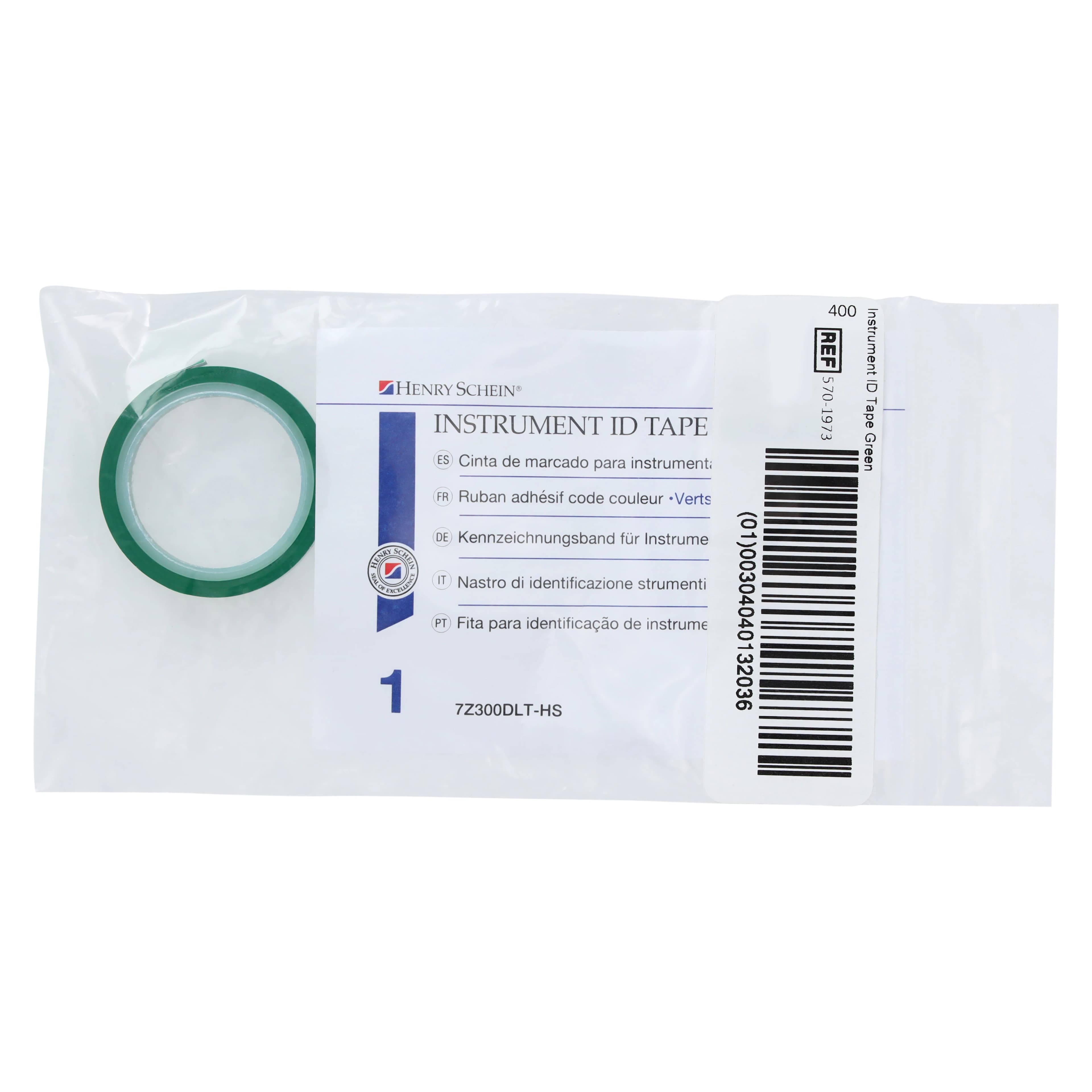 Henry Schein Instrument ID Tape, Green, 10 Feet, Autoclavable, Self-Adhering Refill Roll thumbnail 4