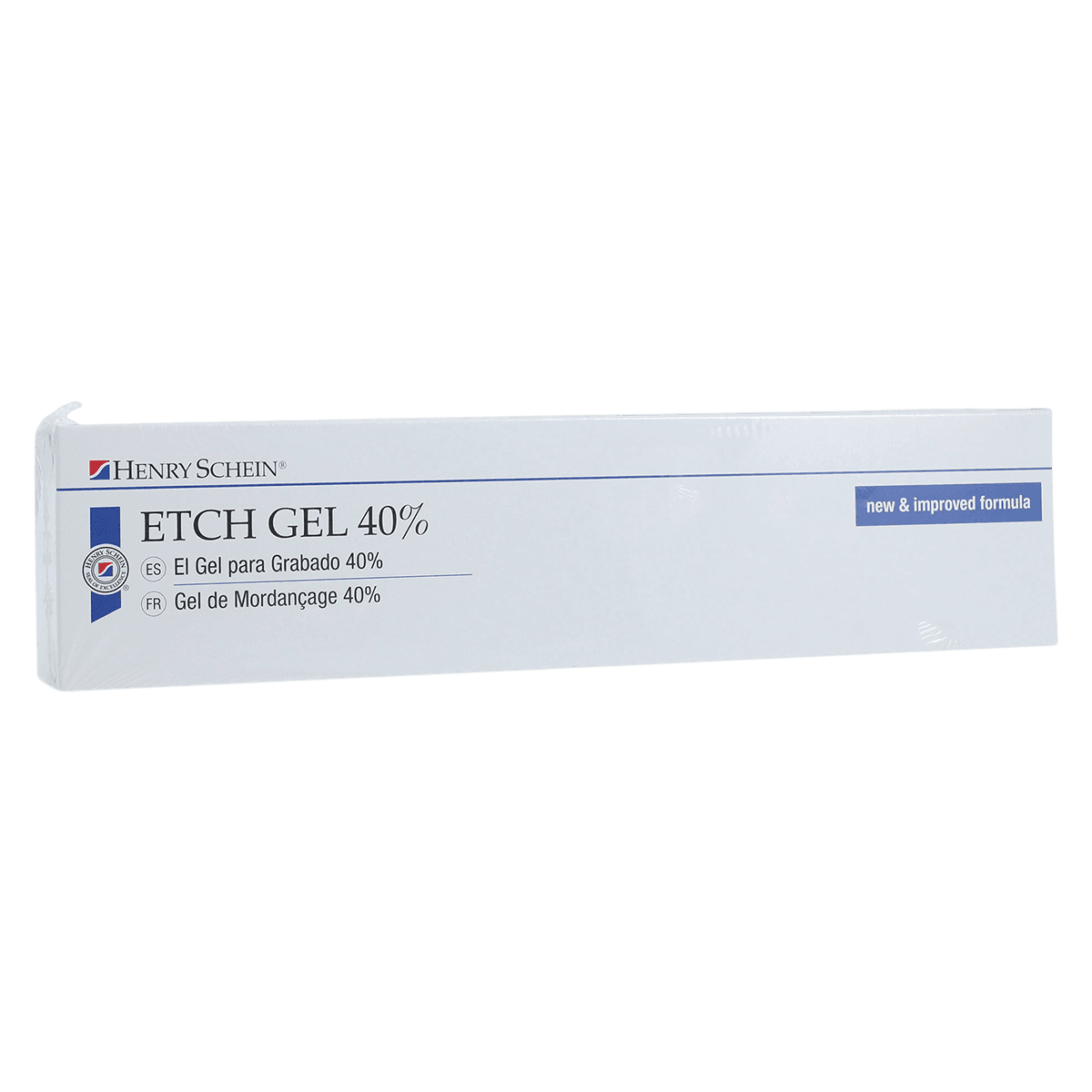 Henry Schein Etch Gel 40% Phosphoric Acid Dentin and Enamel Etching Gel, 1.2 mL Syringe, 12/Box - Etch Gel 40% Economy Package - Image 1