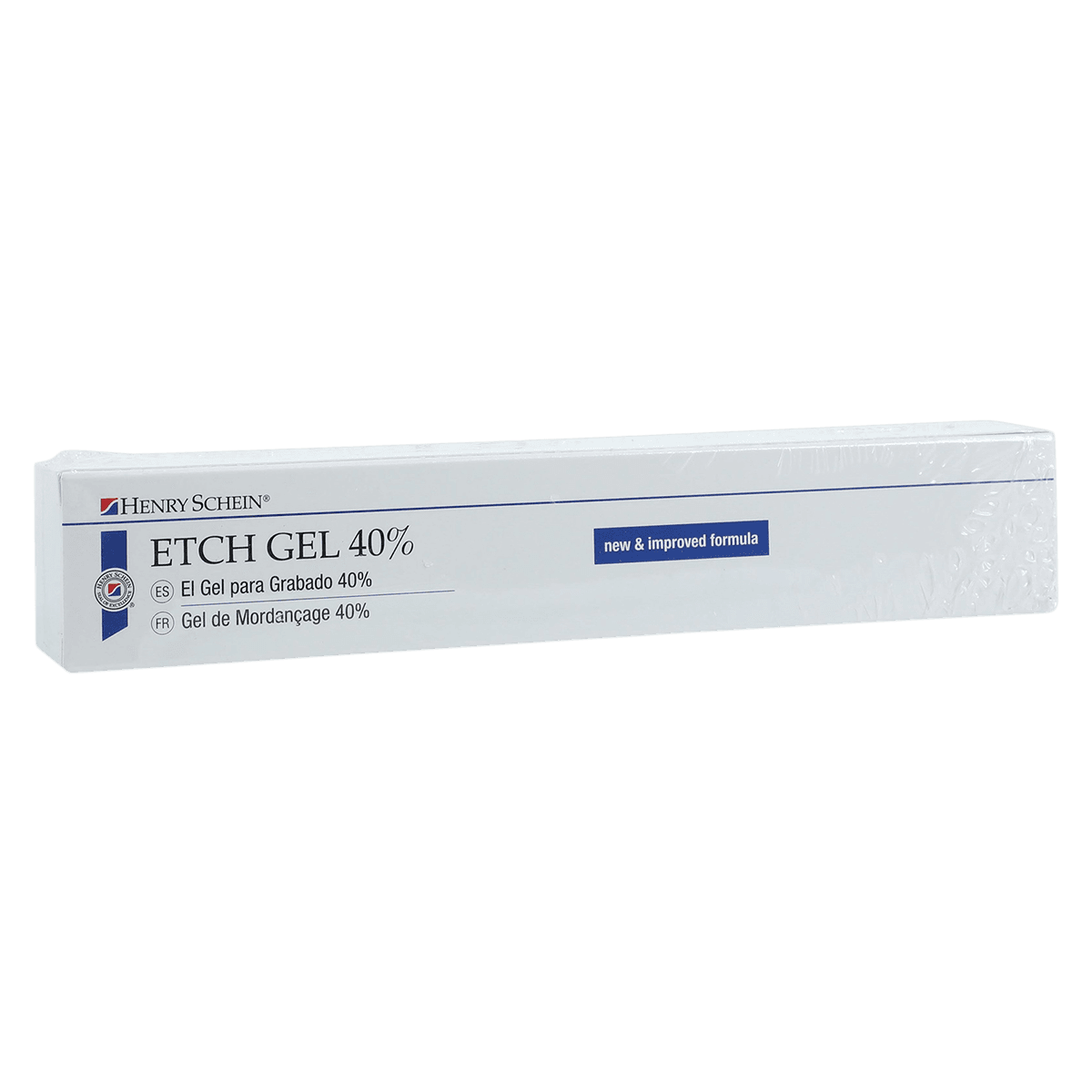 HSI Dentin and Enamel Etching Gel 40% Phosphoric Acid, Blue, 1.2 mL Syringe, 4/Box - Etch Gel Syringe Kit 40% - Image 1
