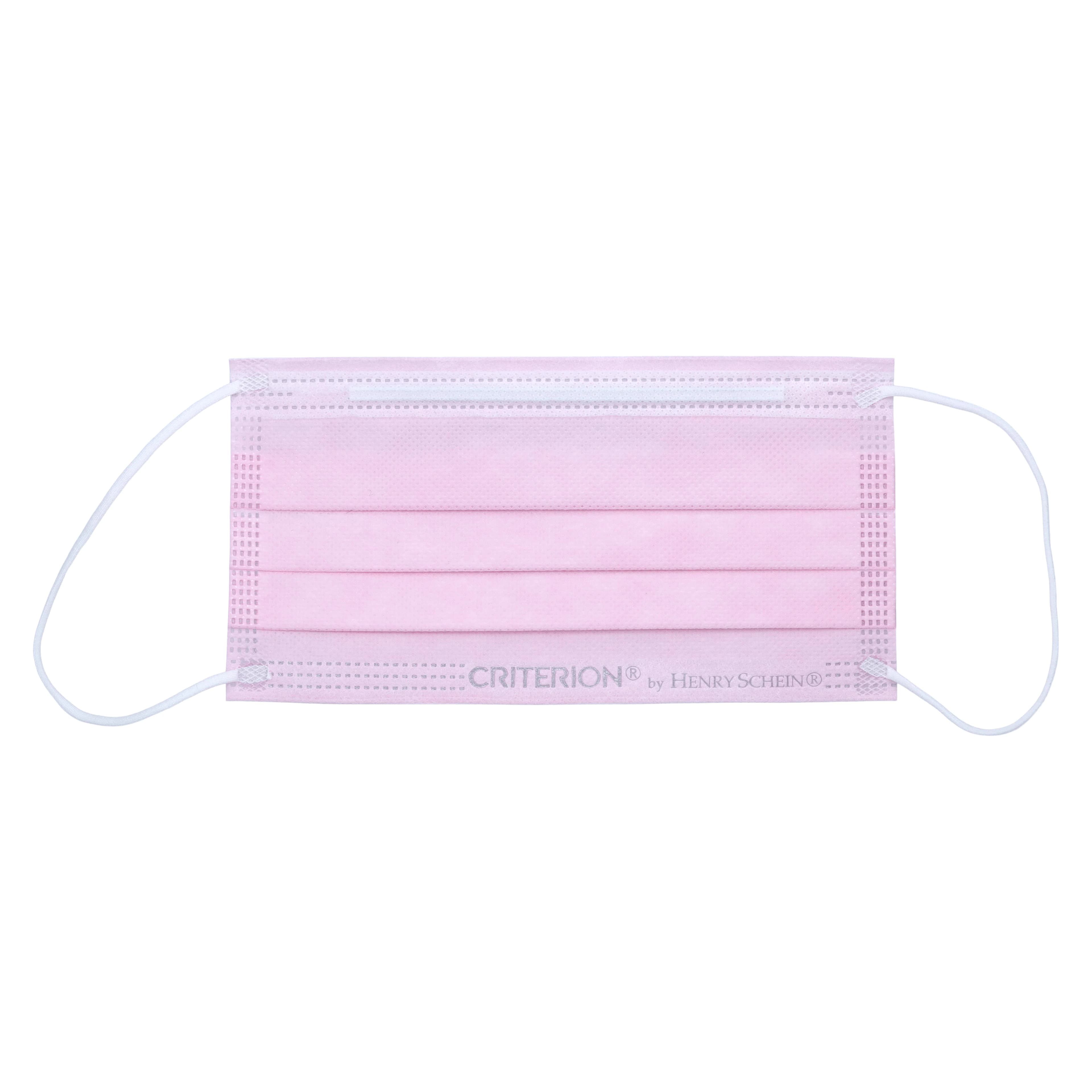 Criterion Earloop Masks ASTM Level 3, Pink, Adult, Latex-Free, 50/Box thumbnail 5