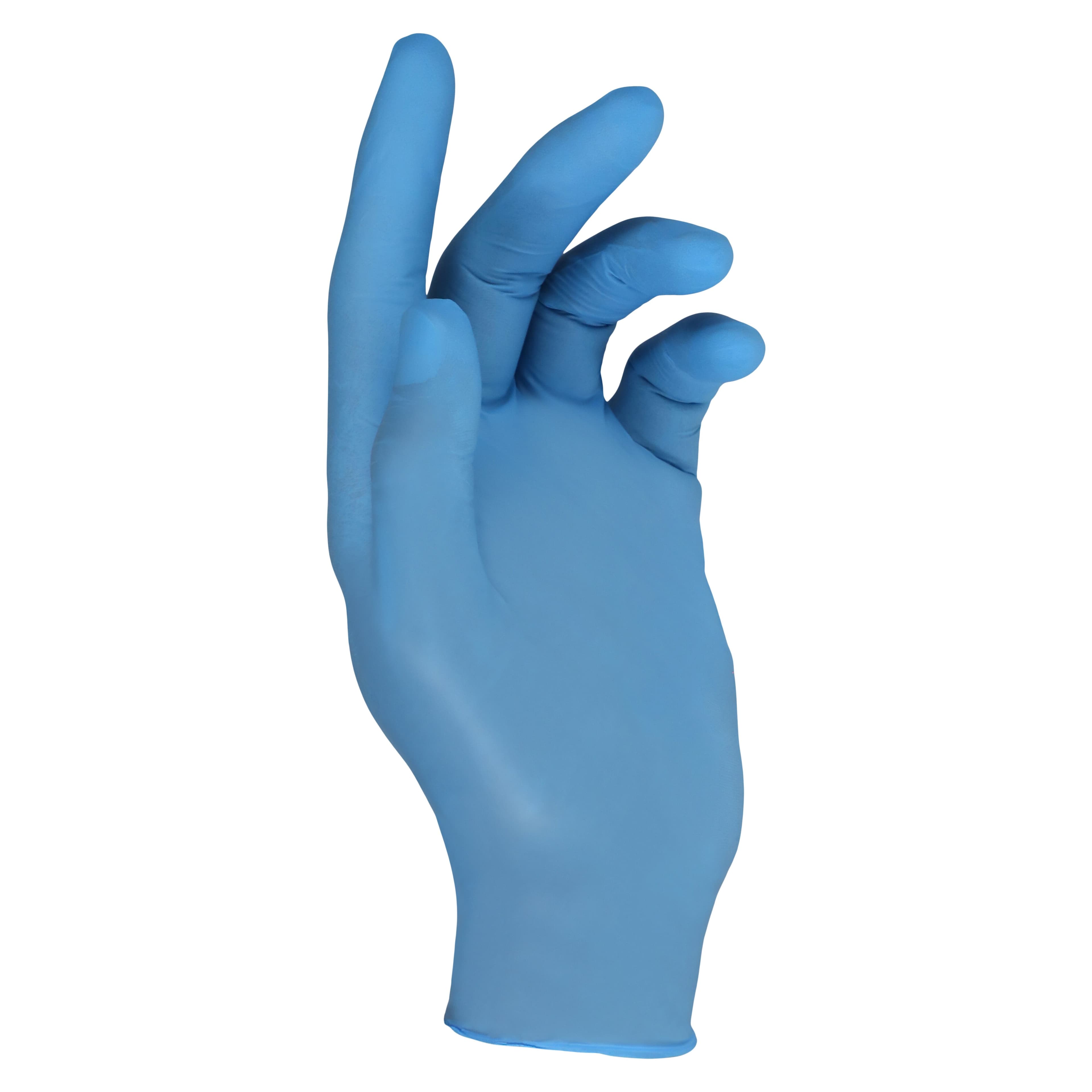 Criterion N200 Nitrile Exam Gloves, X-Small, Sky Blue, Non-Sterile, 200/Box thumbnail 2