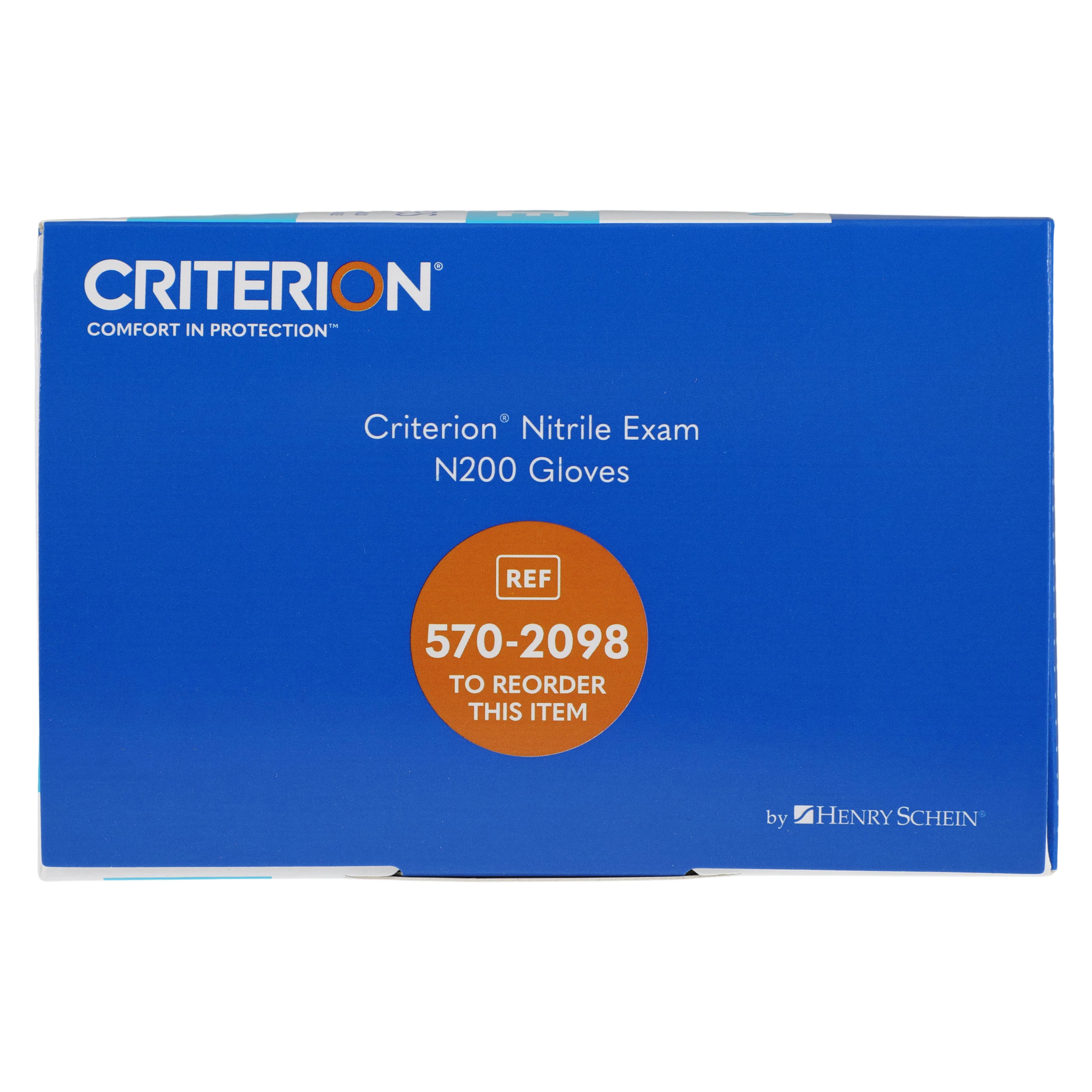Criterion N200 Nitrile Exam Gloves, Small, Sky Blue, Non-Sterile, 200/Box thumbnail 5