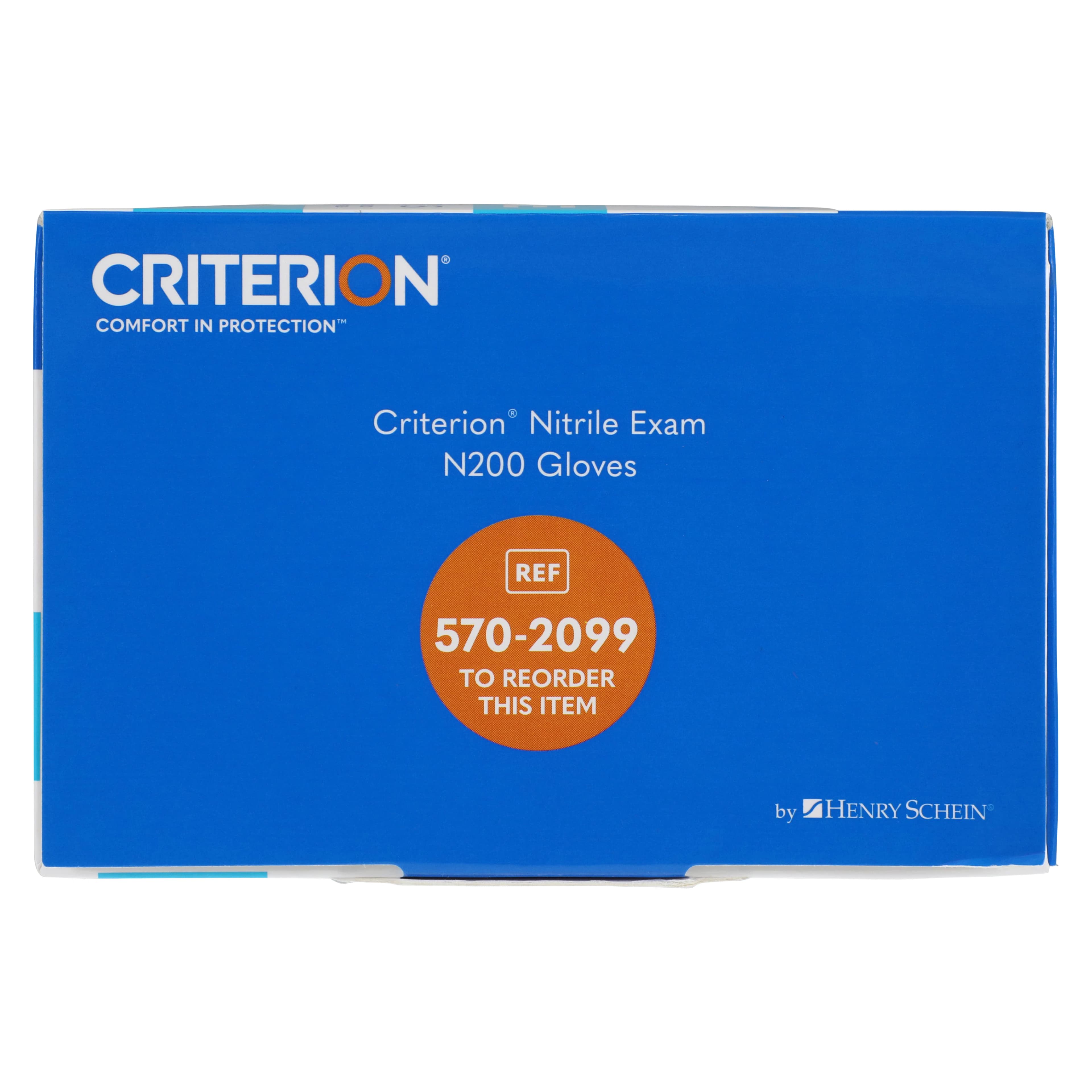 Criterion N200 Nitrile Exam Gloves, Medium, Sky Blue, Non-Sterile, 200/Box thumbnail 5