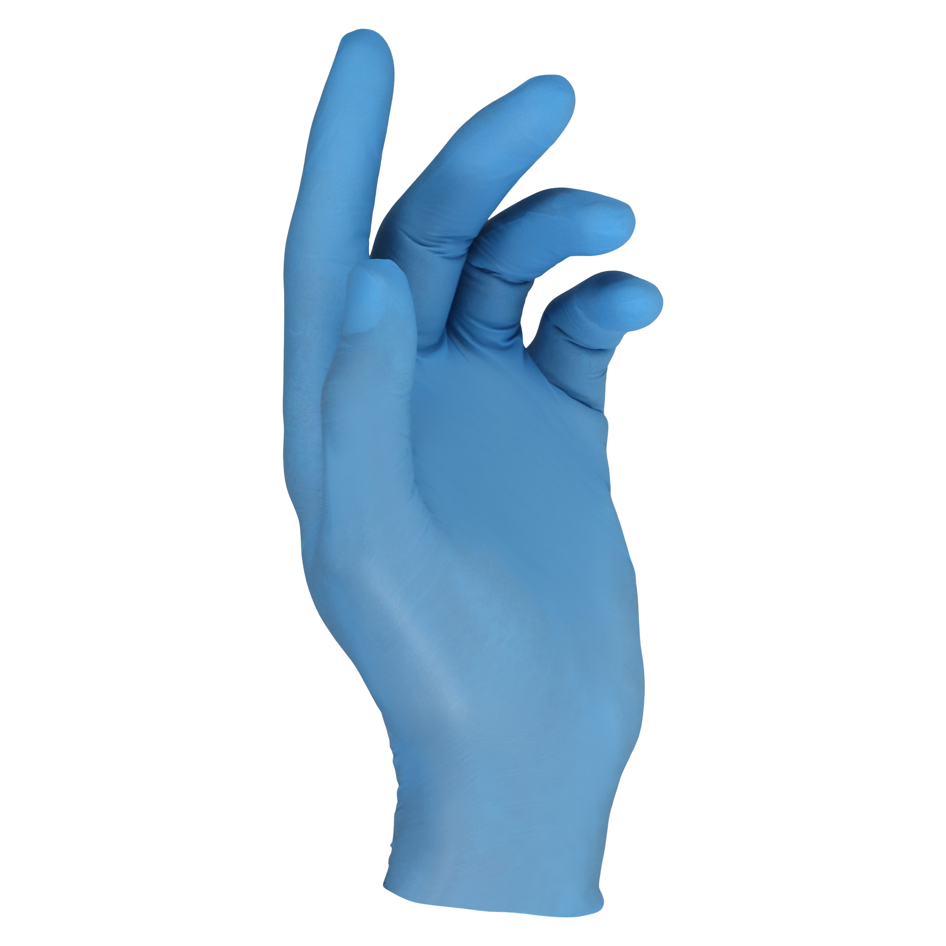 Criterion N200 Nitrile Exam Gloves, Powder Free, Non-Sterile, Large, Sky Blue, 200/Box thumbnail 2